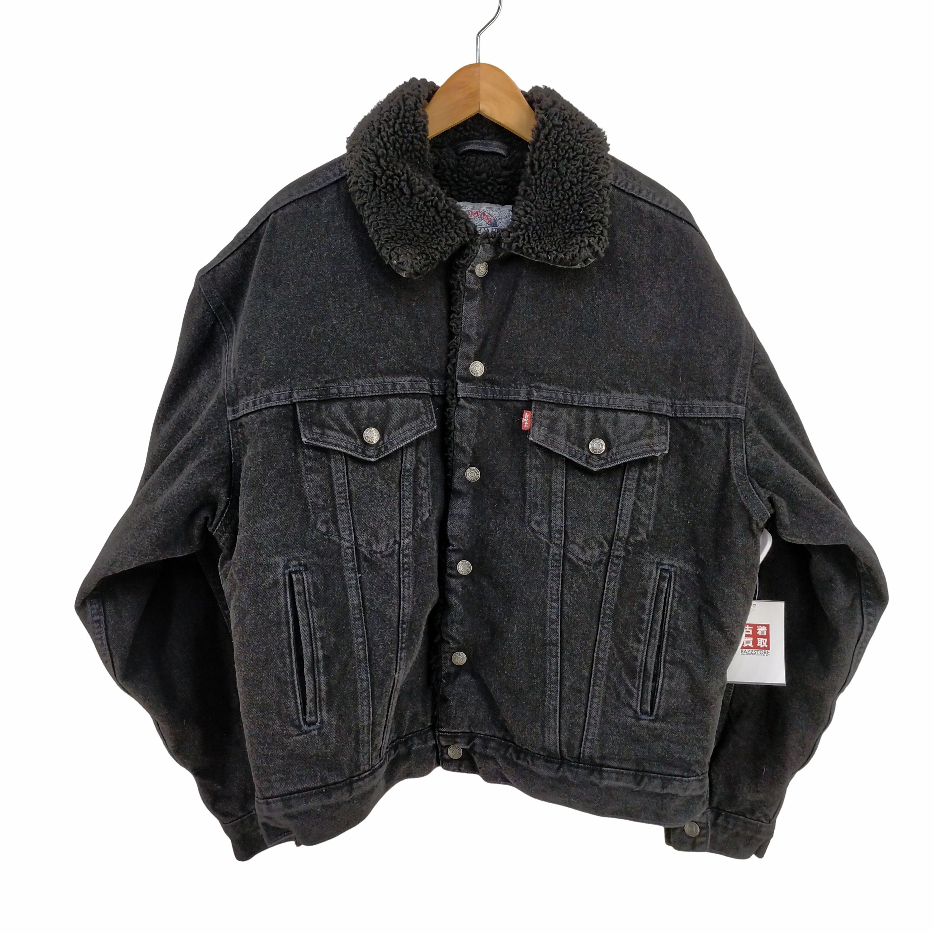 リーバイス Levis 70629-4159 BLACK DENIM SHERPA TRUCKER JACKET 