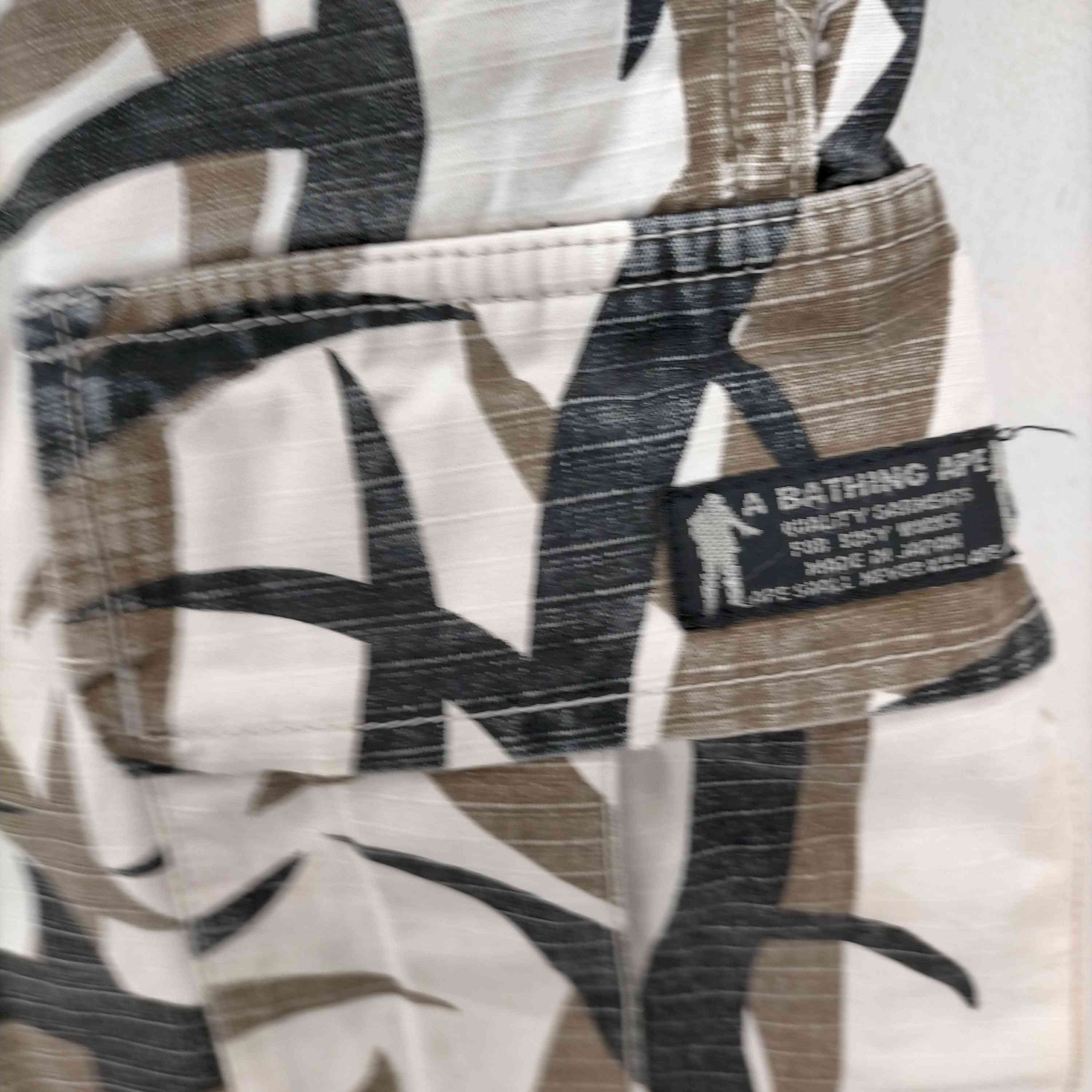 アベイシングエイプ A BATHING APE 90S 初期 トライバルカモ リップス 