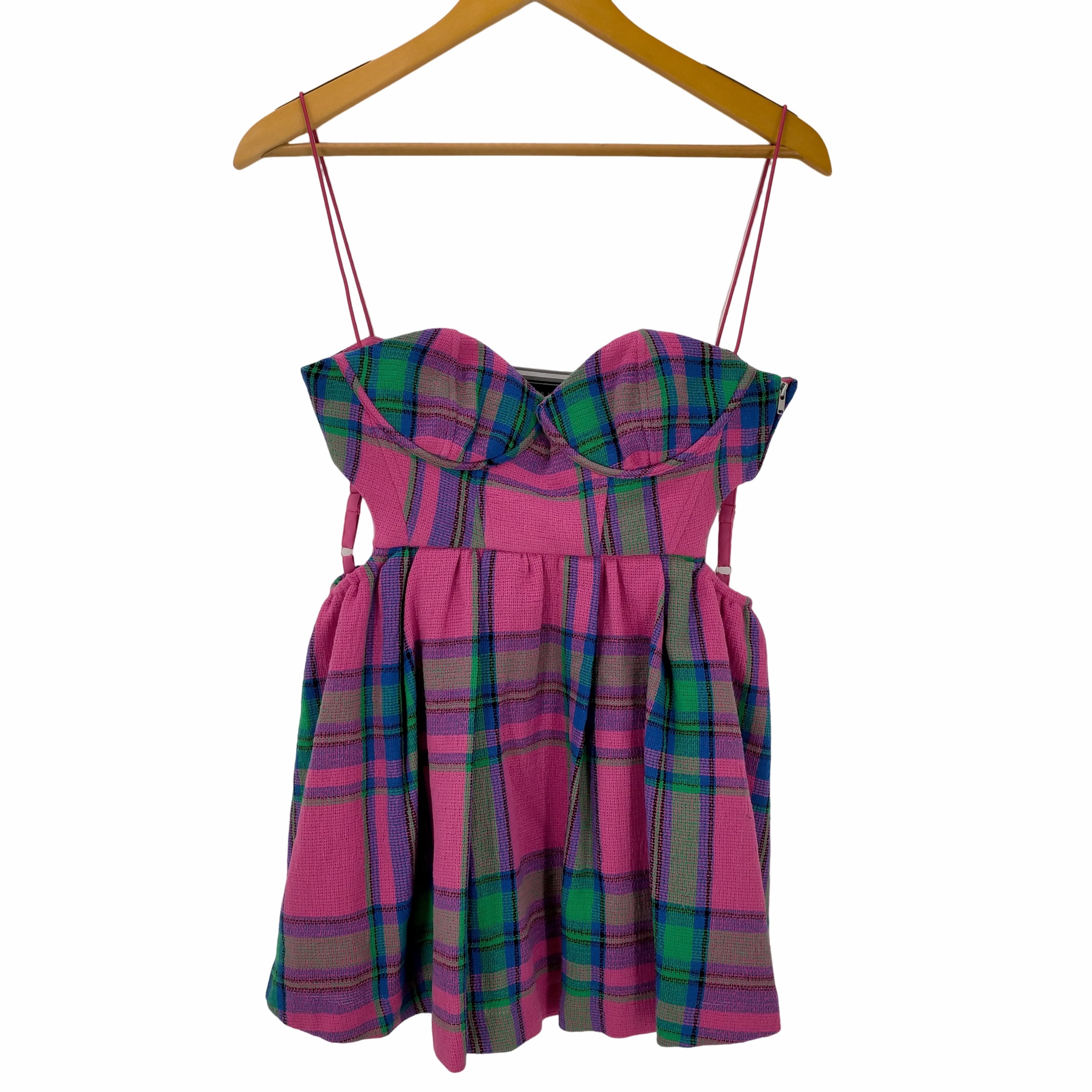 メゾンスペシャル MAISON SPECIAL カラーチェックツイードビスチェ