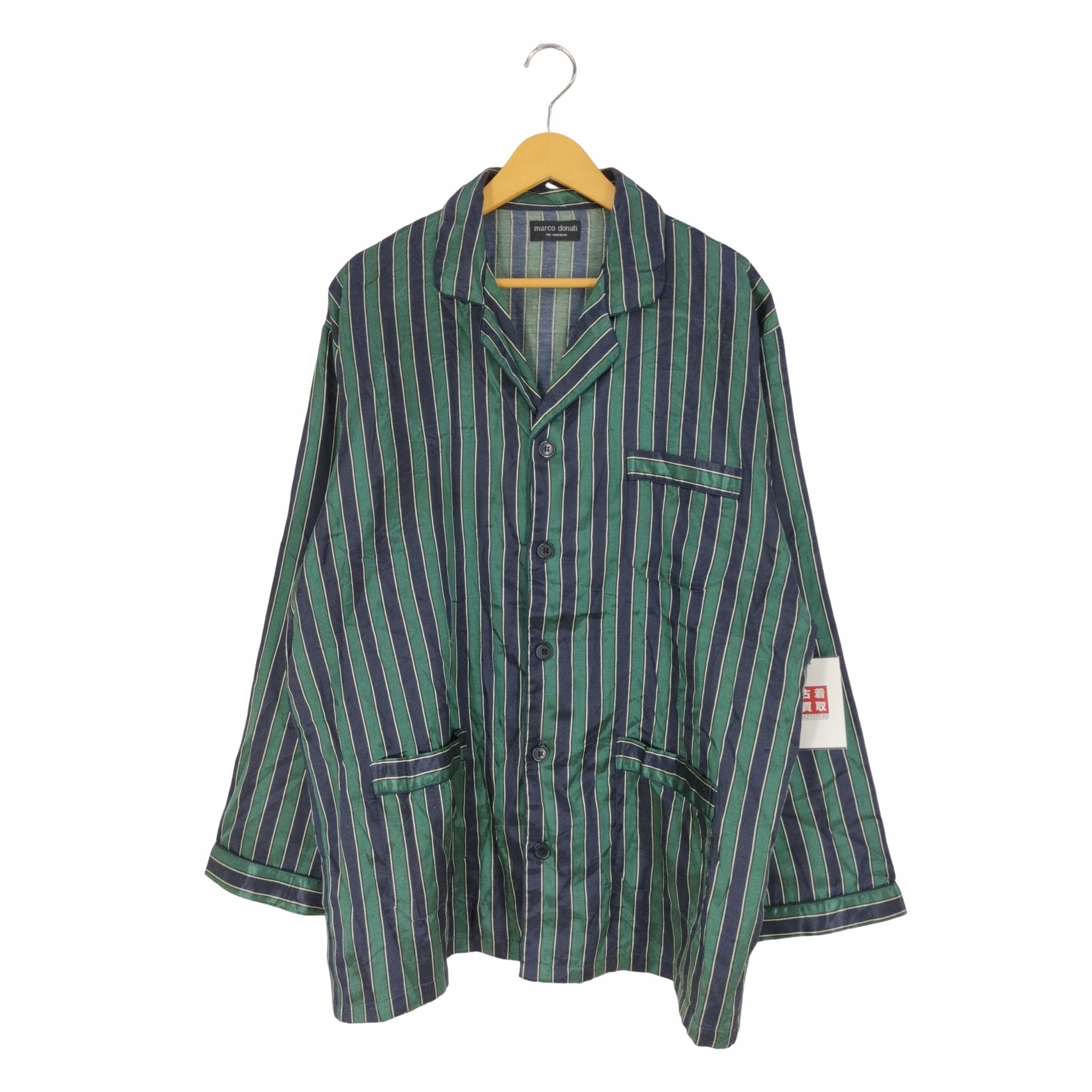 90'sビンテージ古着！ユーロ marco donati ストライプ パジャマ