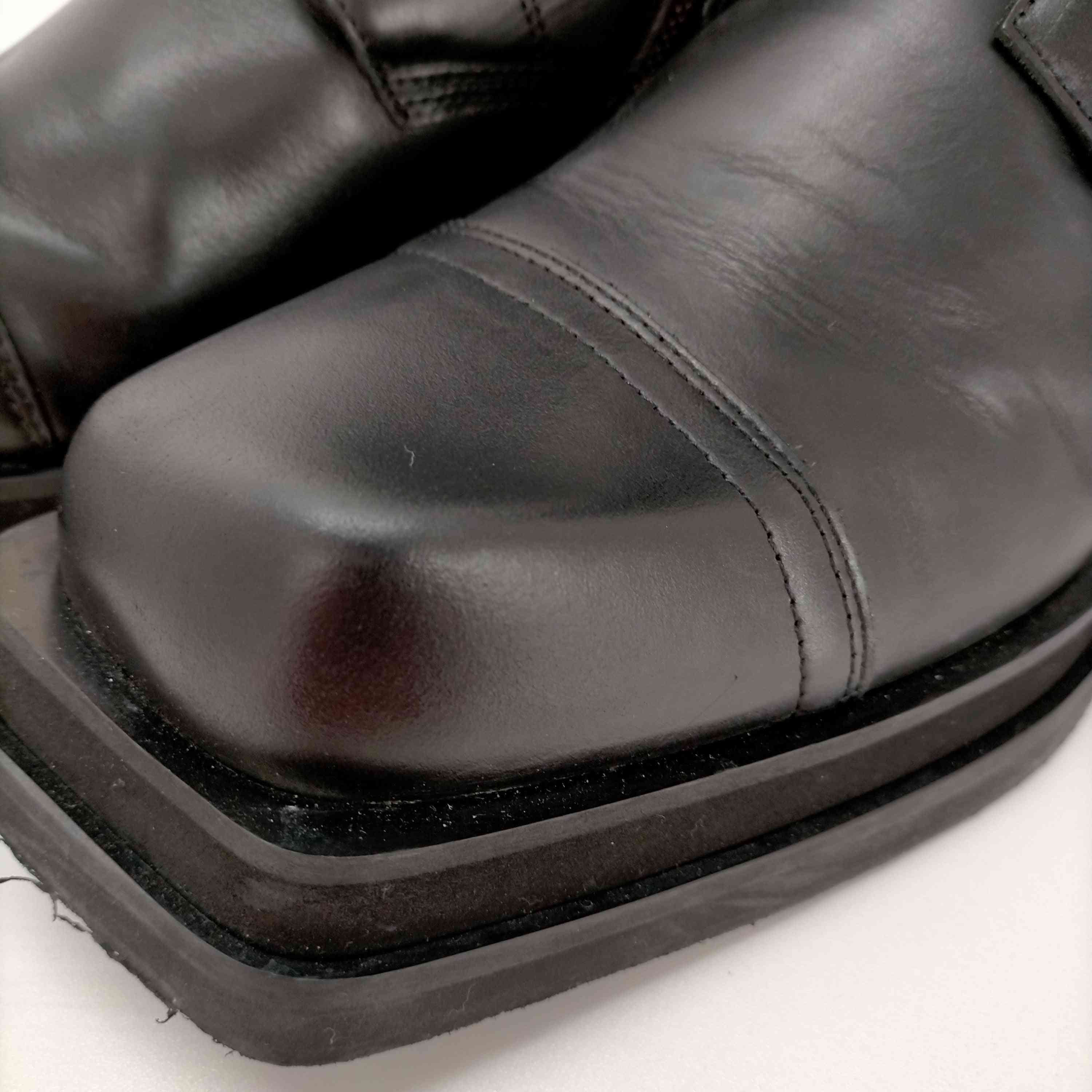 JORDANLUCA レースアップレザーブーツ ジョーダンルカ JORDANLUCA スクエアトゥ レースアップレザーブーツ