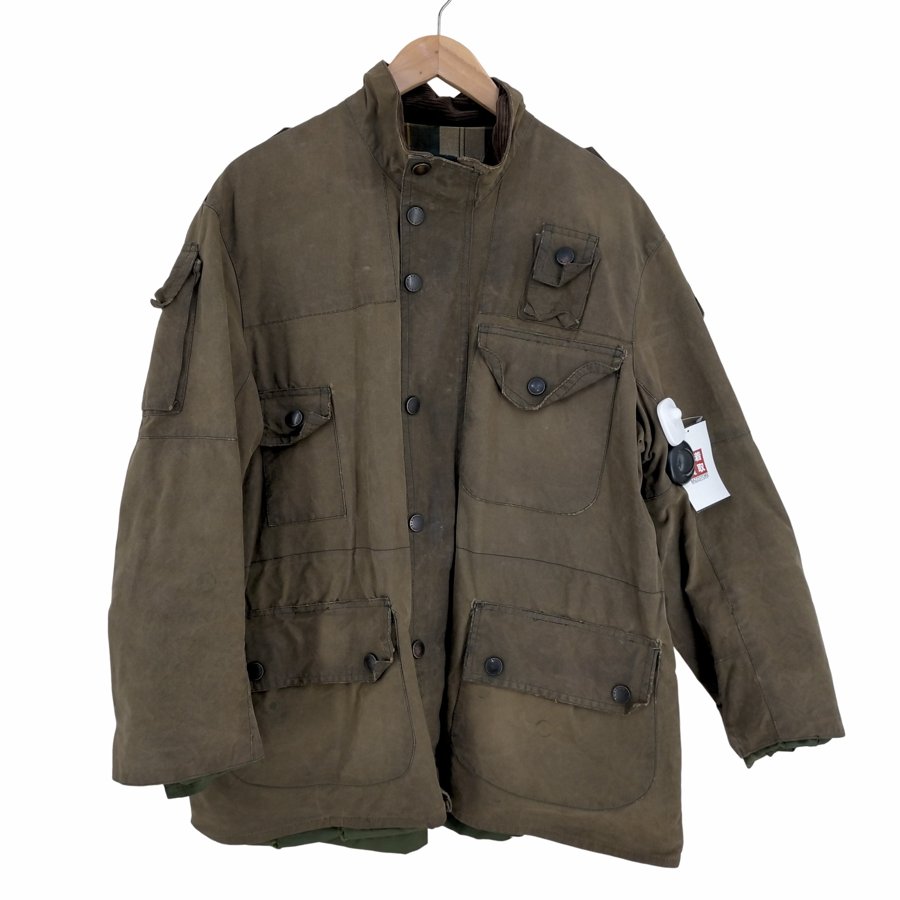 バブアー Barbour 00年製 COWEN COMMANDO JACJET オイルドジャケット メンズ C42/107CM –  ブランド古着買取販売バズストア