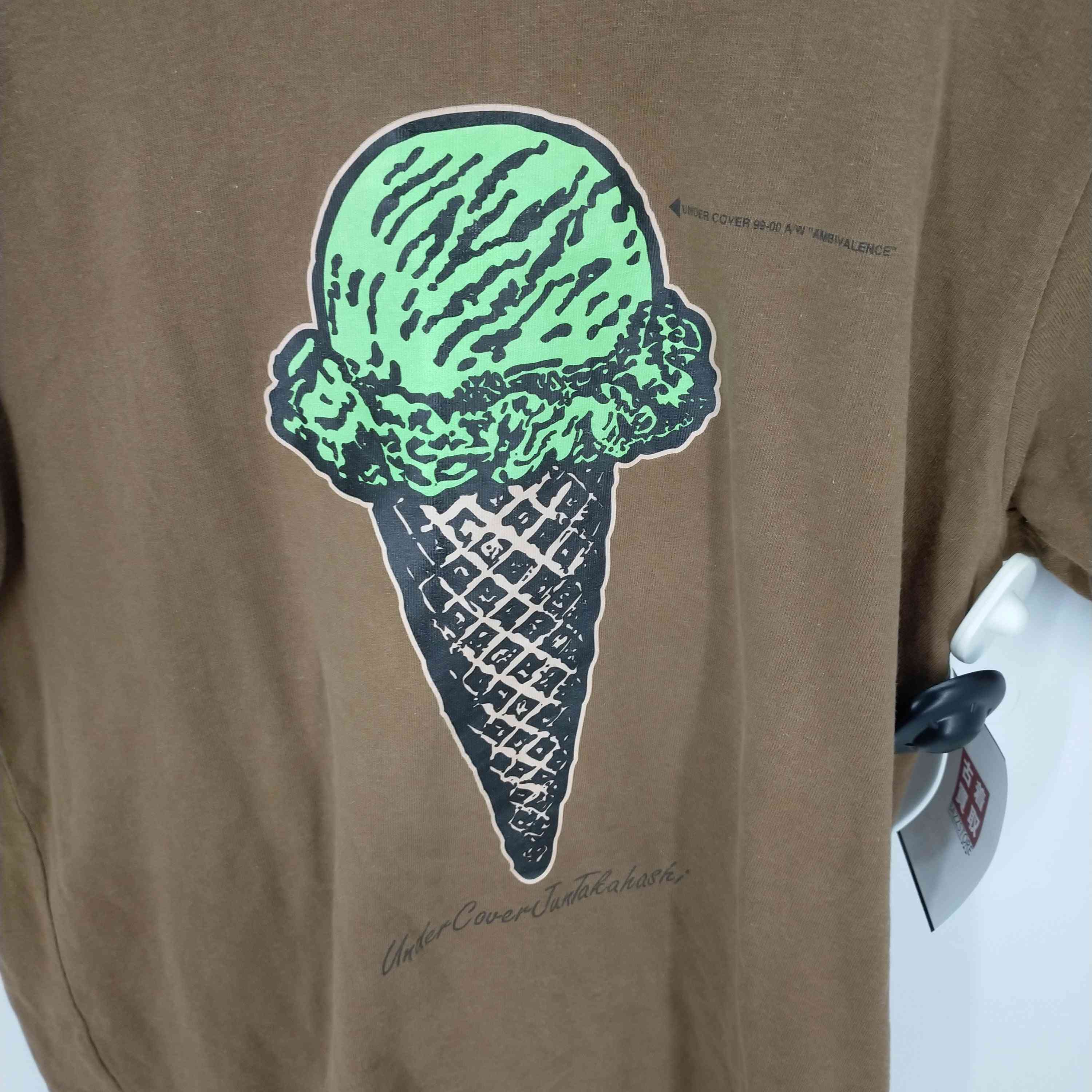 UNDERCOVER(アンダーカバー) 99AW AMBIVALENCE期 アンビヴァレンス ホットドッグ アイスクリーム Tシャツ UNDERCOVER(アンダーカバー) 99AW AMBIVALENCE期 Hot dog & ice