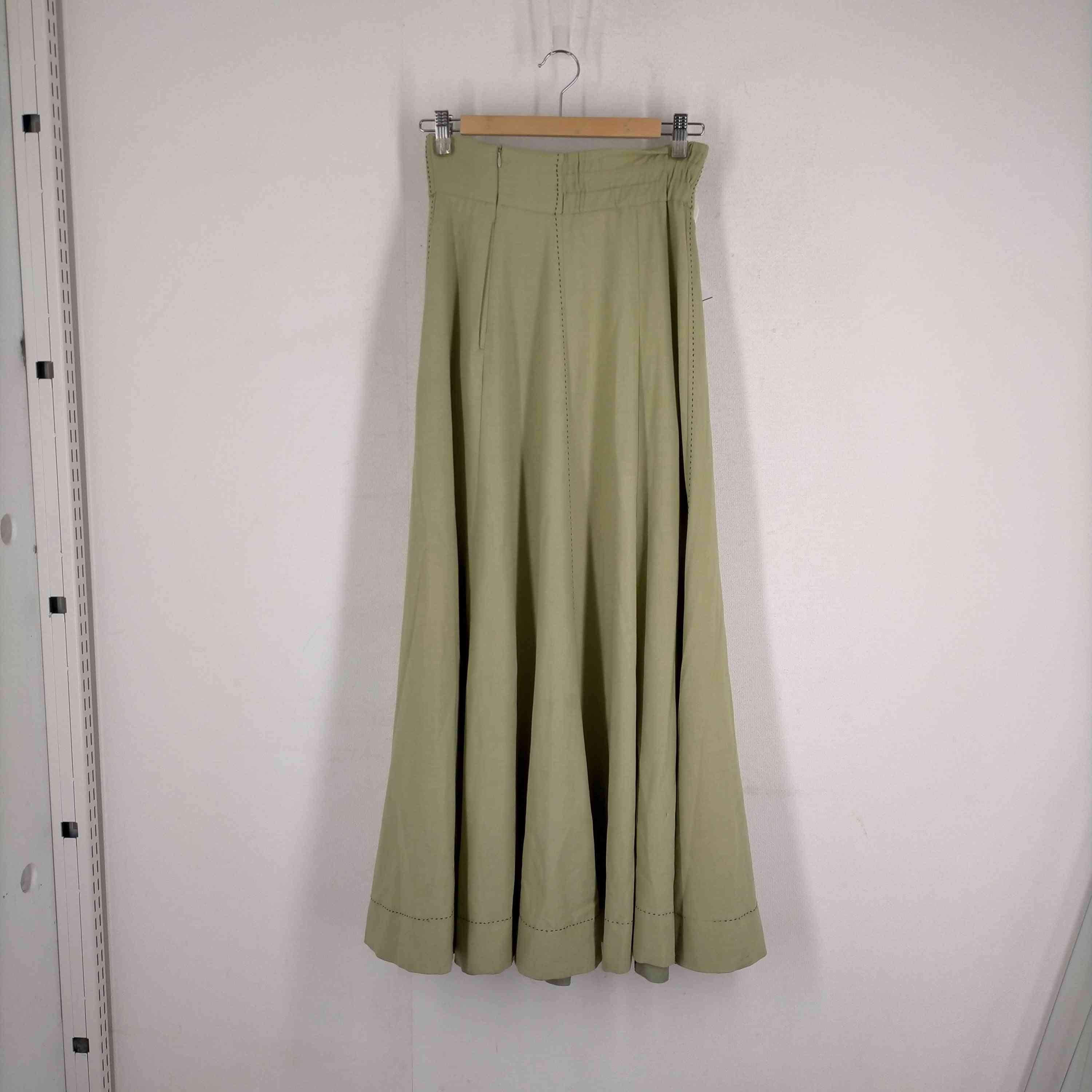 ココディール COCO DEAL 配色ステッチワイドベルトフレアスカート