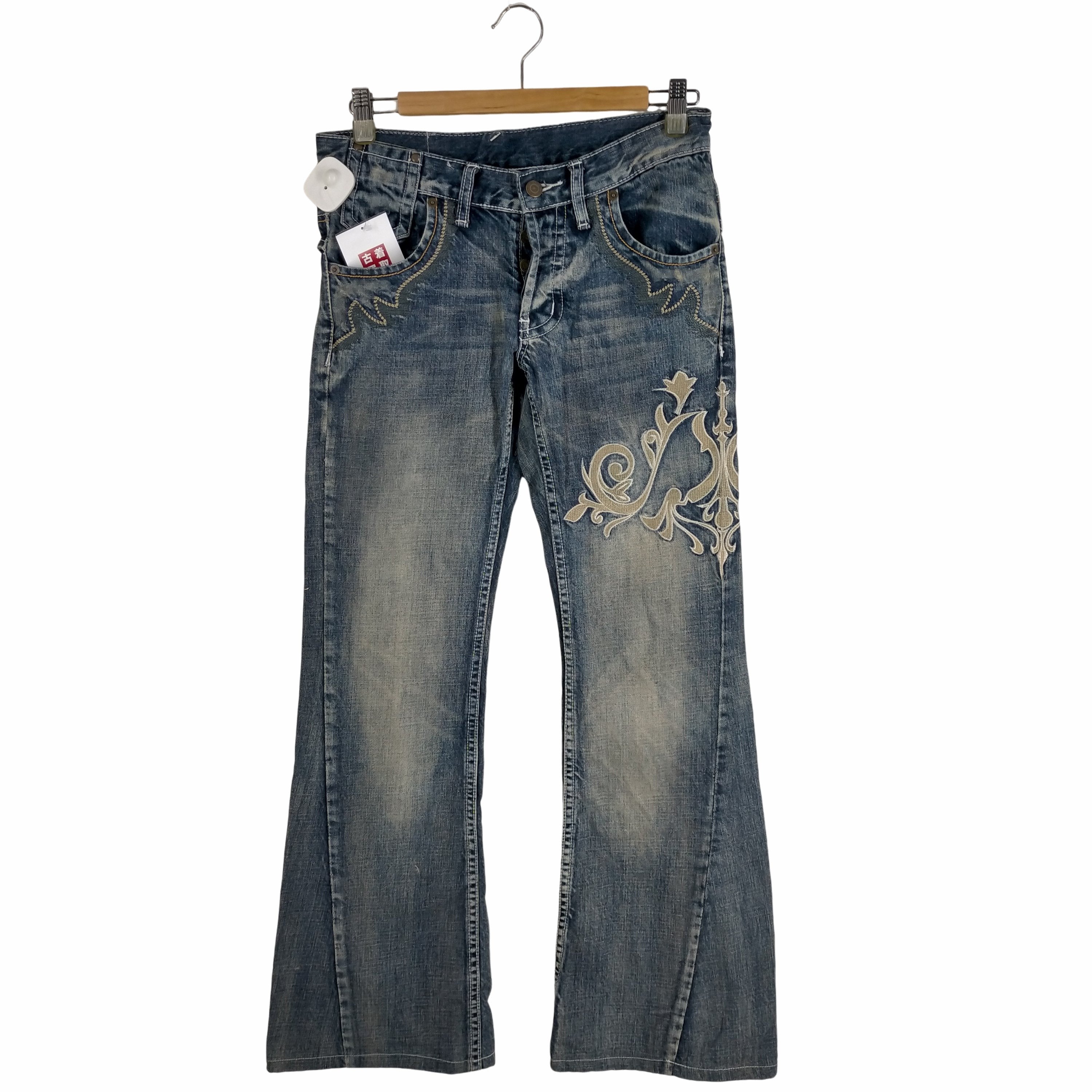 TORNADOMART ダメージフレアデニム 00's tornadomart アーカイブダメージフレアデニムパンツ