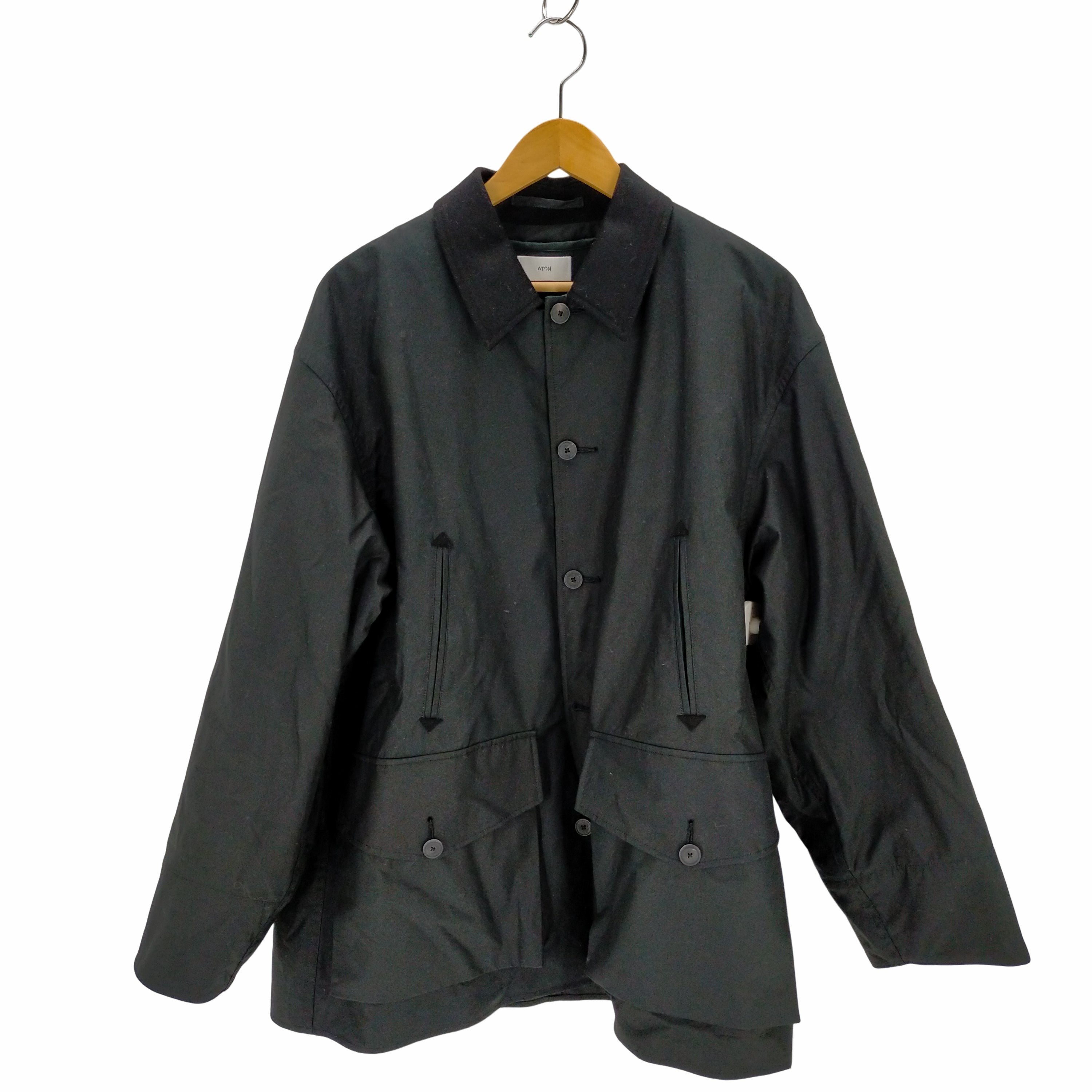 エイトン ATON Natural DYED Weather Safari Jacket メンズ 04 