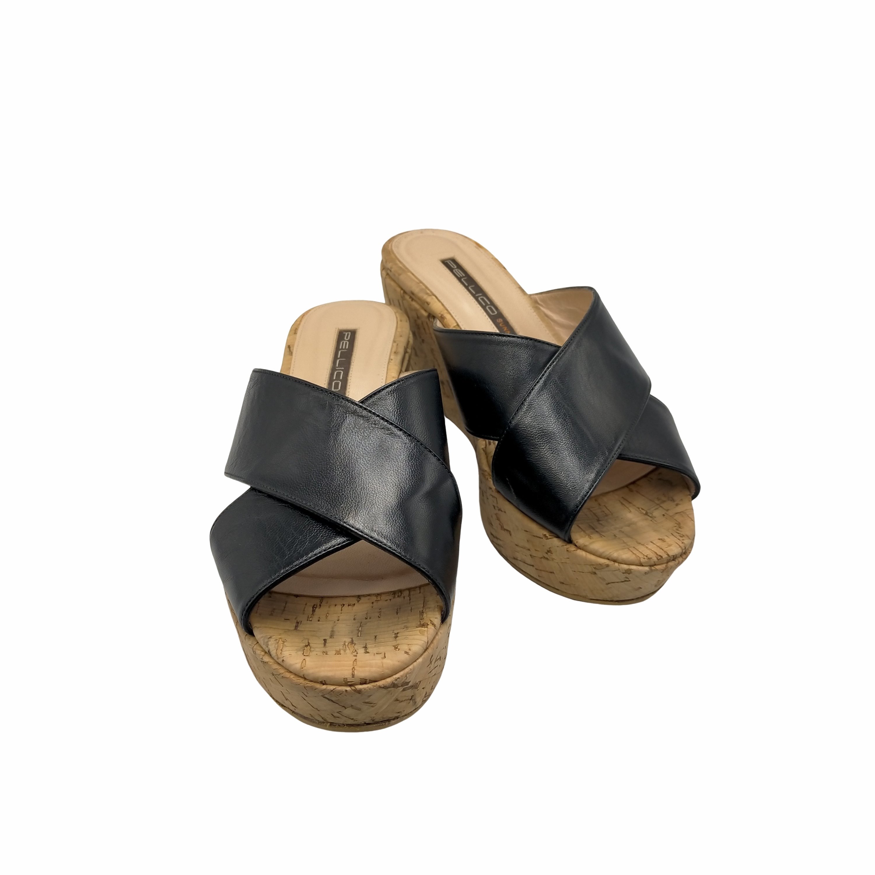 ハラコ ×ウエッジソール  サンダル　ペリーコサニー ハラコ ×ウエッジソール サンダル ペリーコサニー スエード コルク