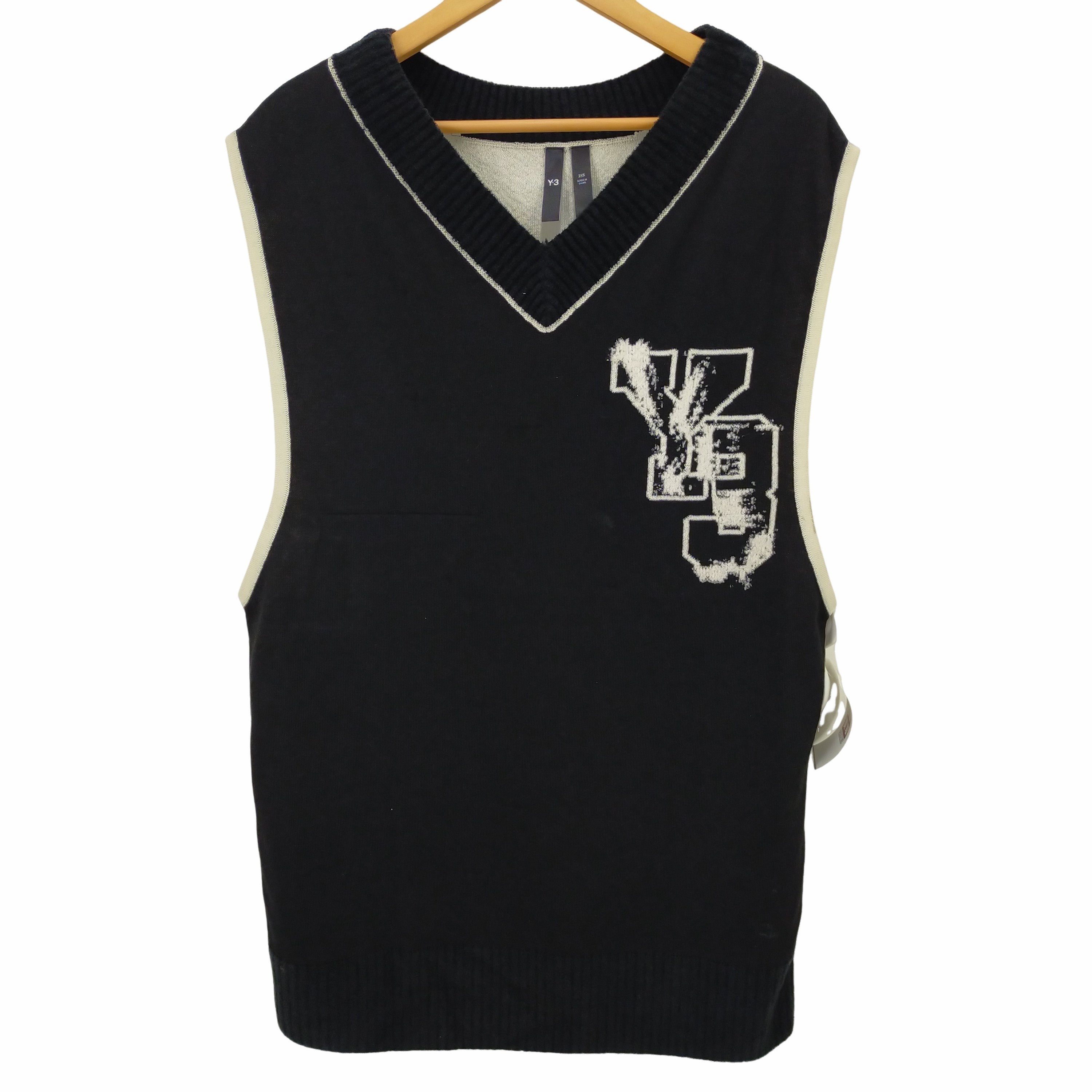 ワイスリー Y-3 LOGO KNIT VEST メンズ 2XS