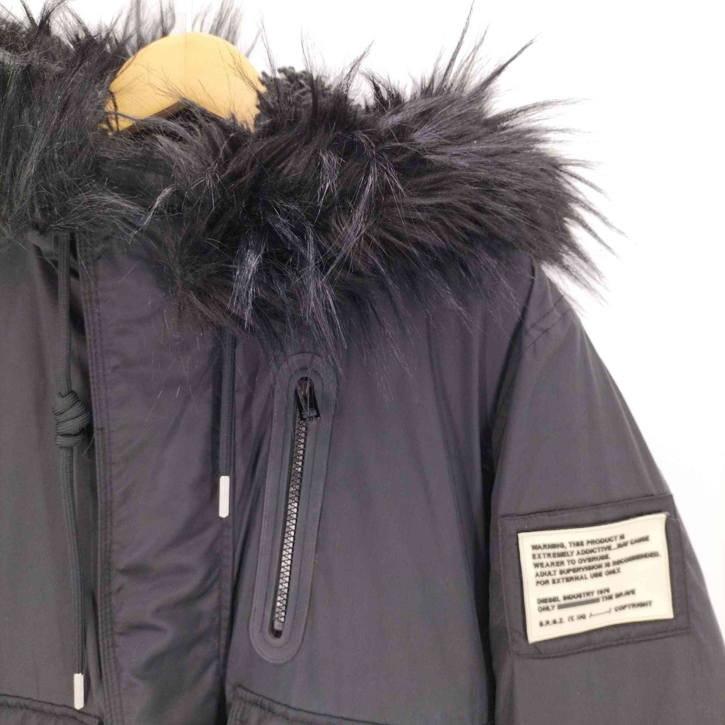 ディーゼル DIESEL 19AW W-BURKISK フェイクファー 中綿 ボンバー
