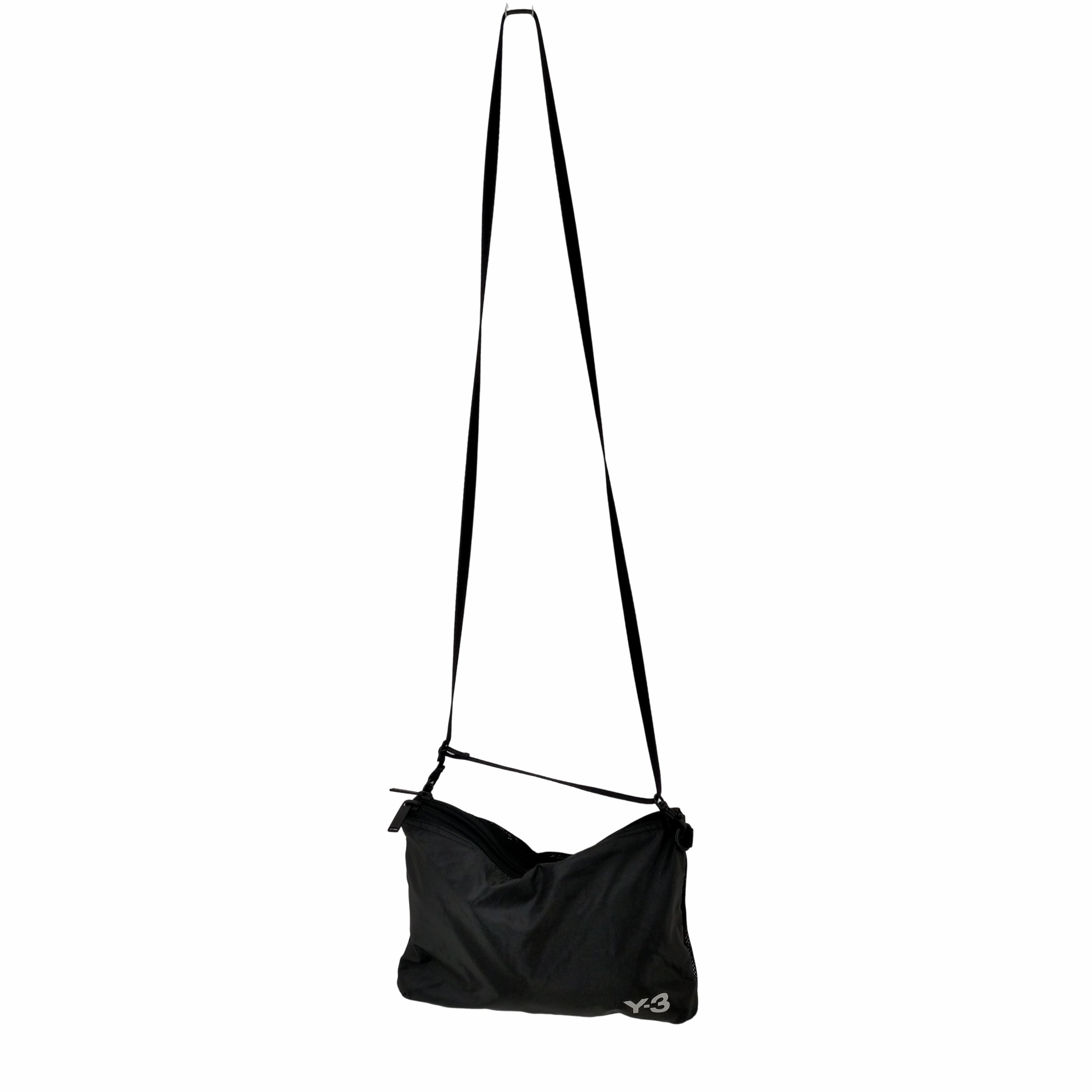 Y-3☆ナイロン＋メッシュ 気持ちいい サコッシュ