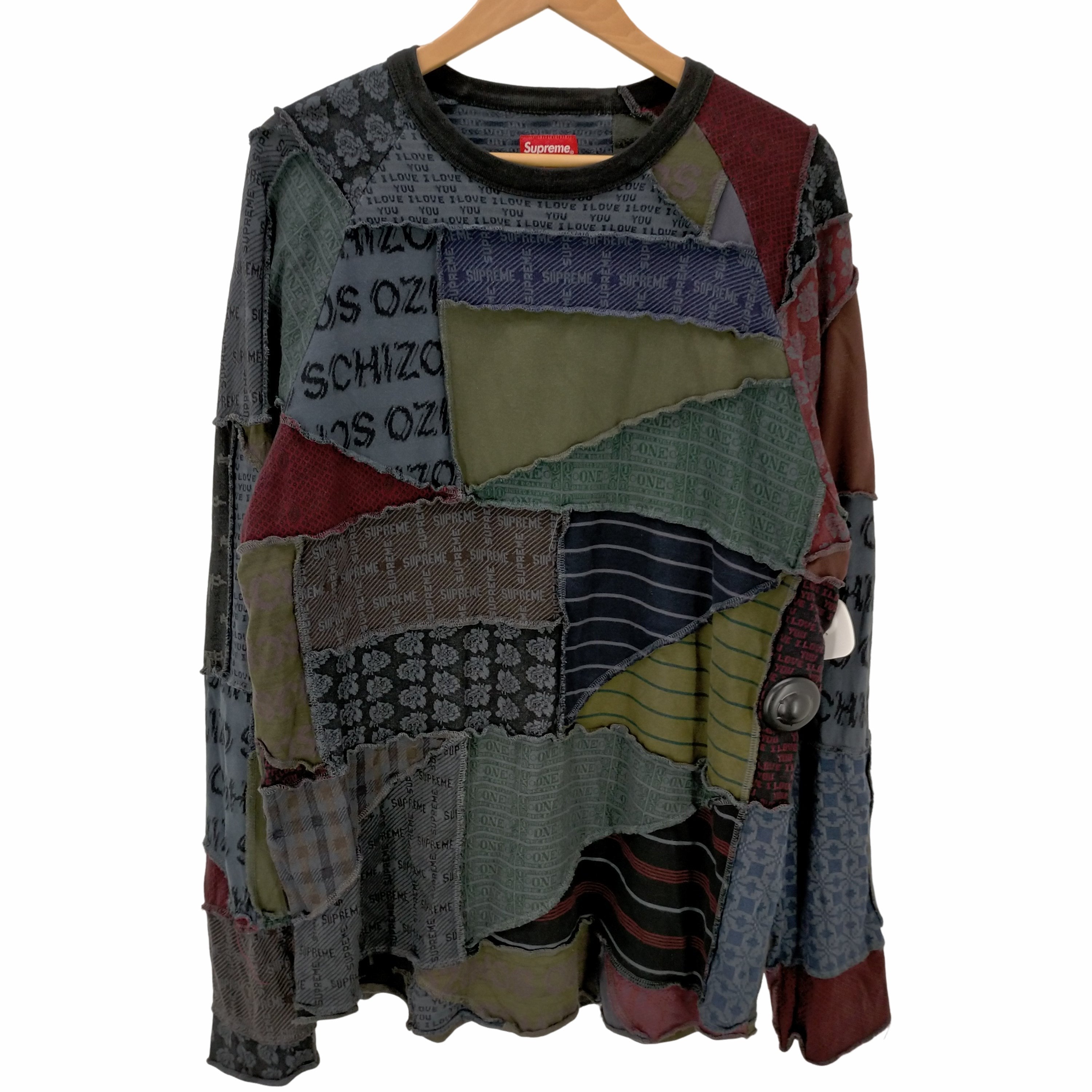 シュプリーム Supreme 23SS PATCHWORK JACQUARD L/S TOP メンズ import