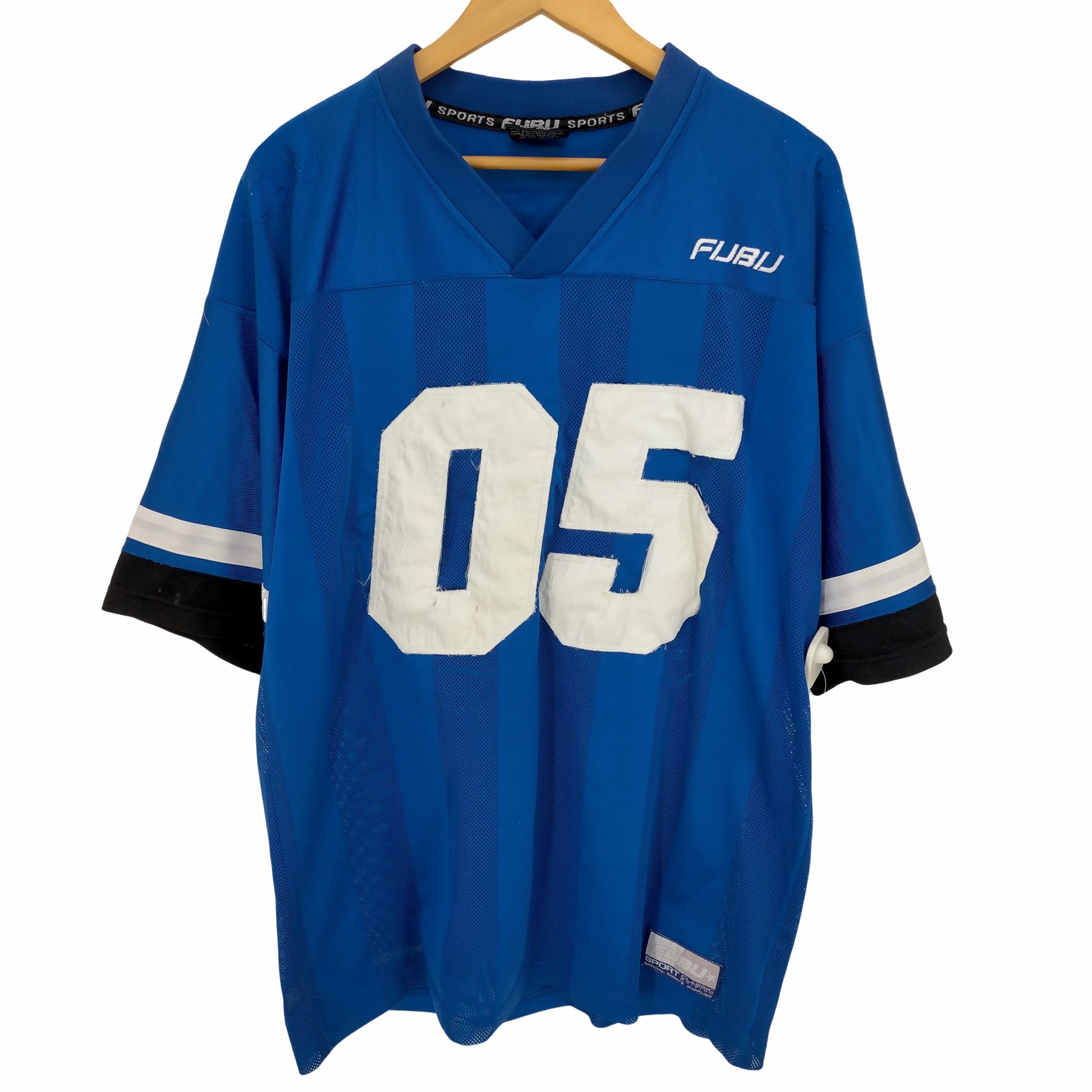 フブ FUBU 90s 韓国製 ゲームシャツ フットボールシャツ メンズ import 