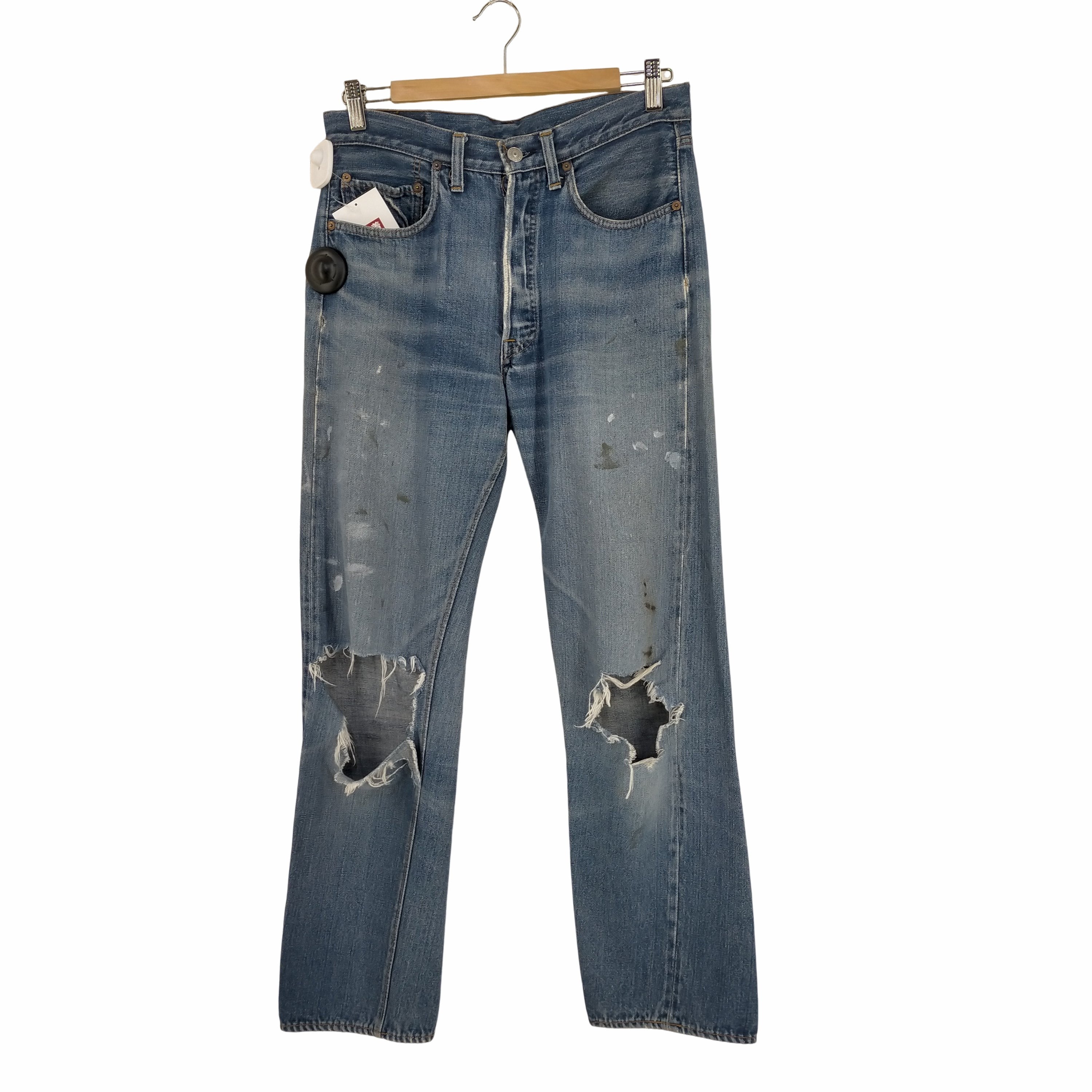 リーバイス Levis USA製 ボタン裏6刻印 66前期 501 74年9月製 赤耳