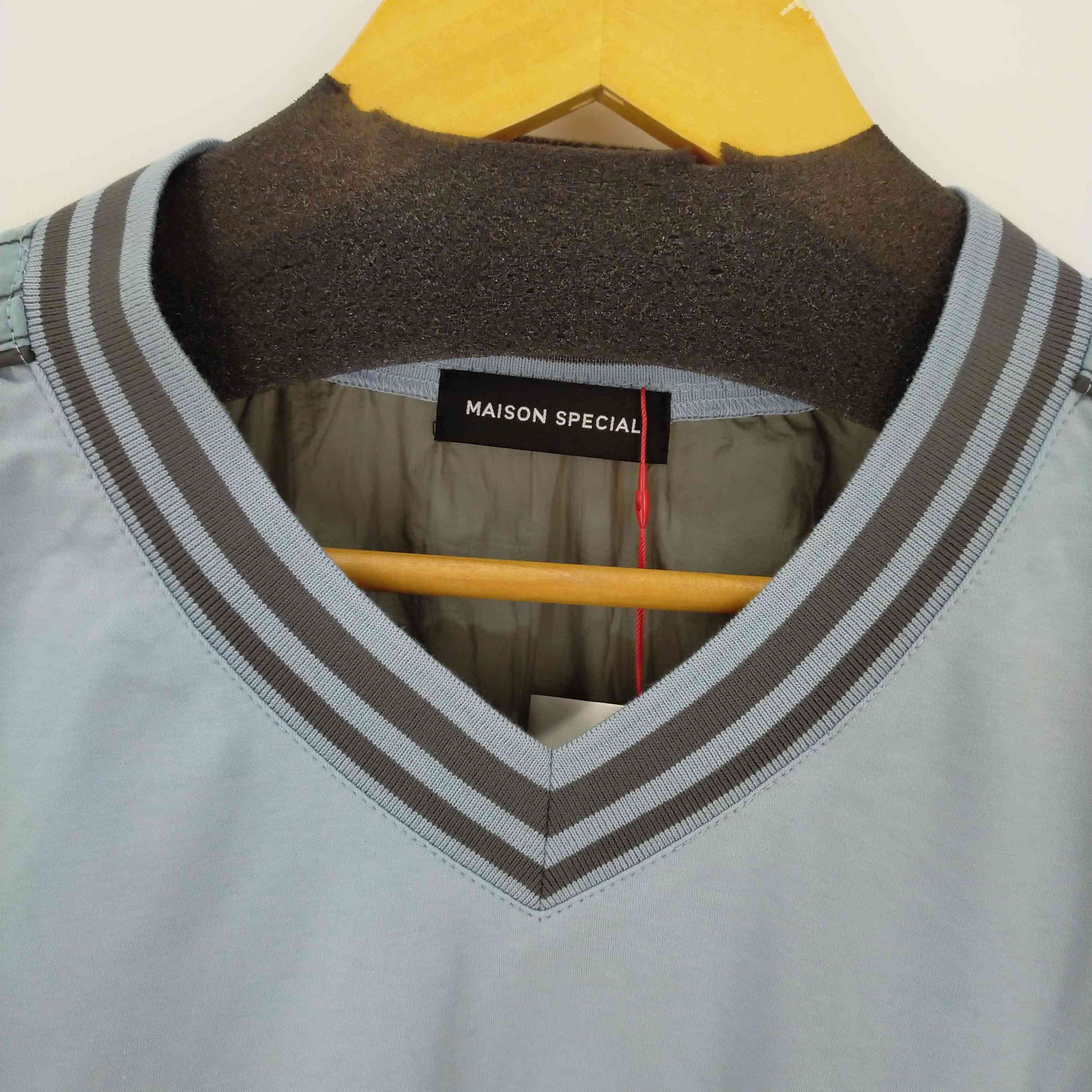 メゾンスペシャル MAISON SPECIAL 24SS Piping Sideline Tops
