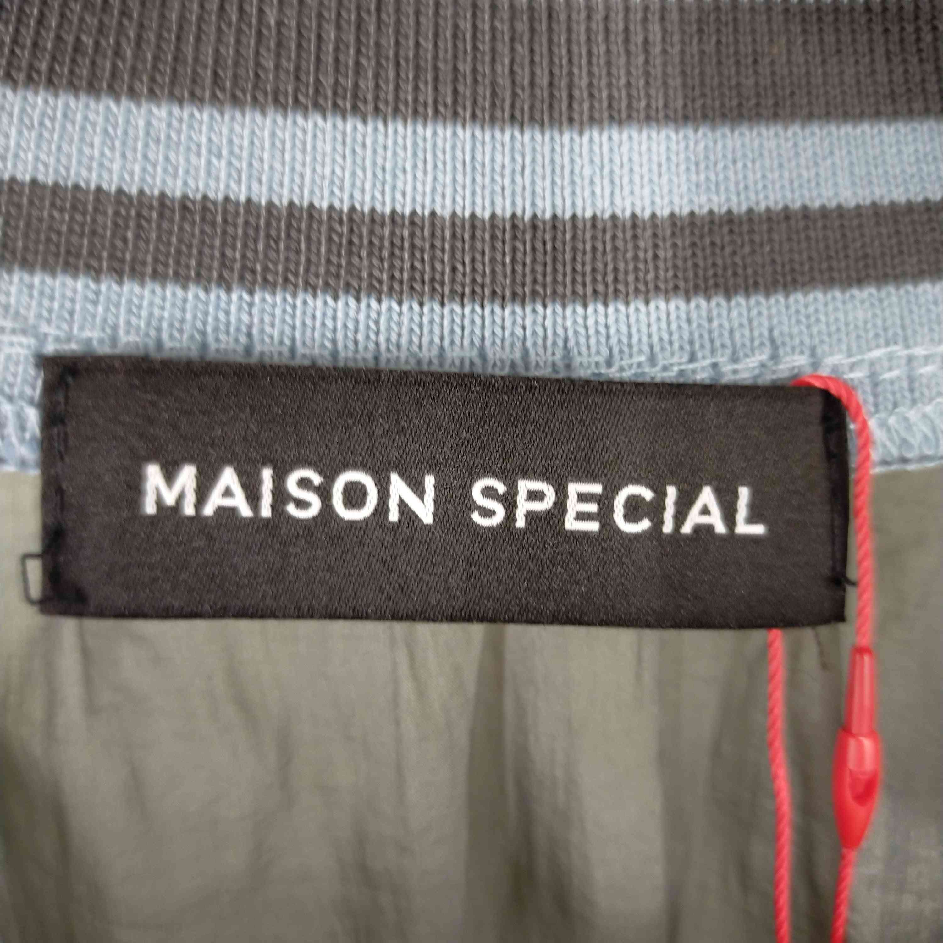 メゾンスペシャル MAISON SPECIAL 24SS Piping Sideline Tops