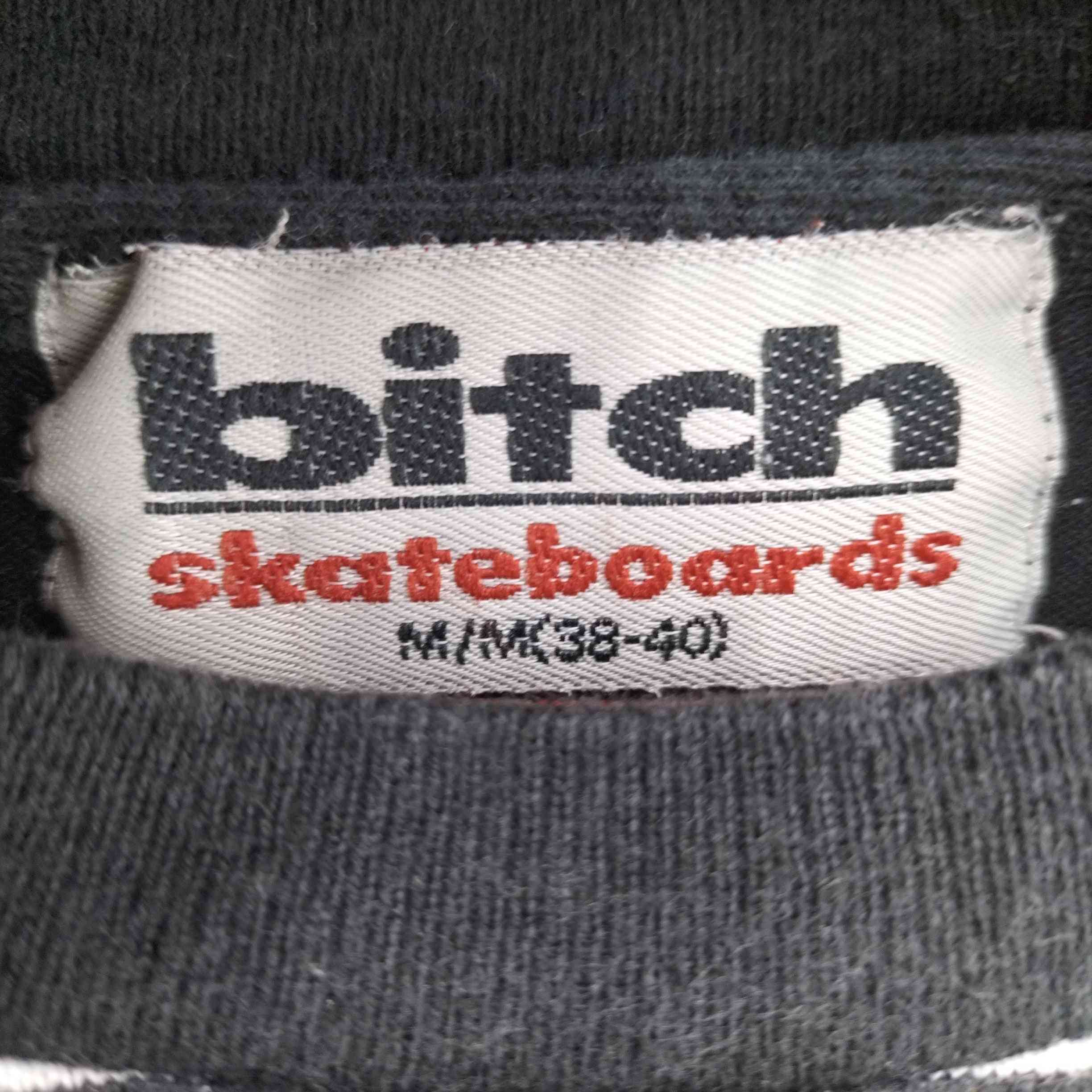 ビッチスケート ボーディング bitch skateboards 90-00s フロントロゴ 
