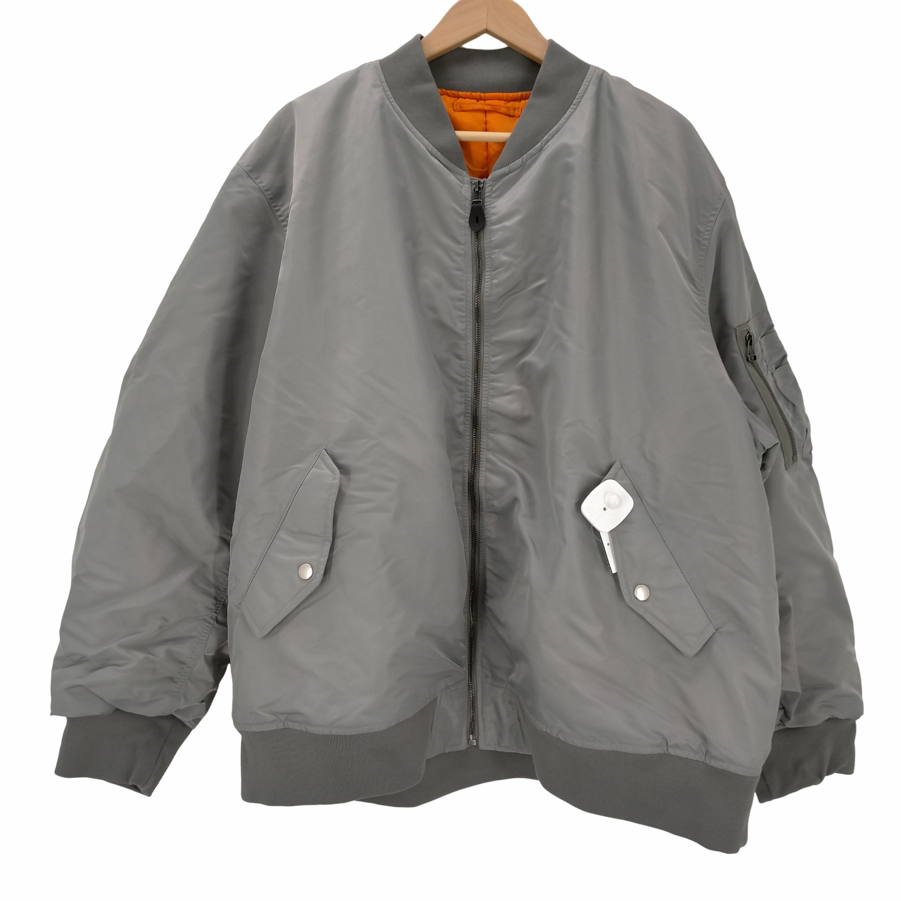 GU - GU ヒートパデッドMA-1ブルゾン LIGHT GRAY Lサイズの通販