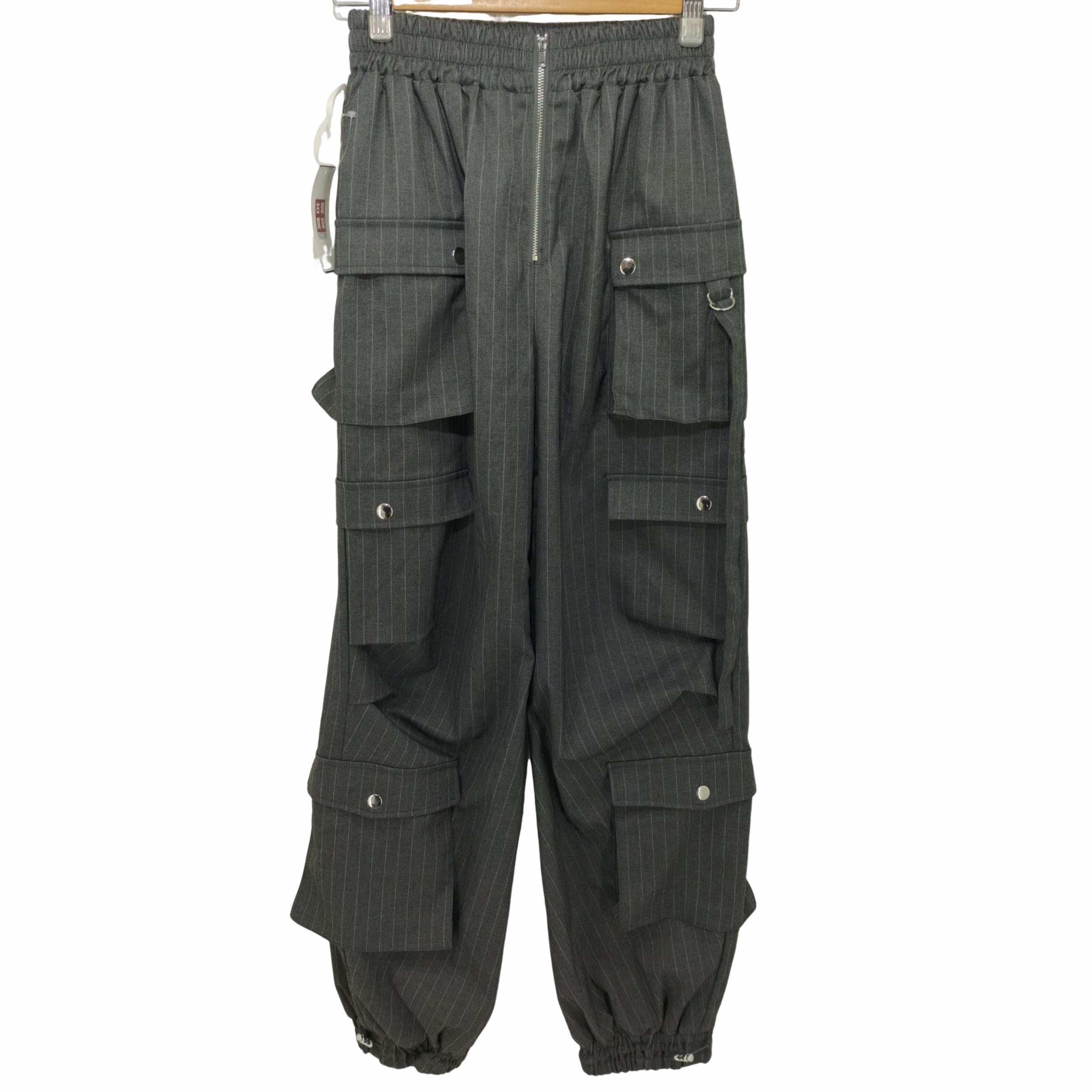メルトザレディ Melt the lady 23AW low waist cargo pants GRY  