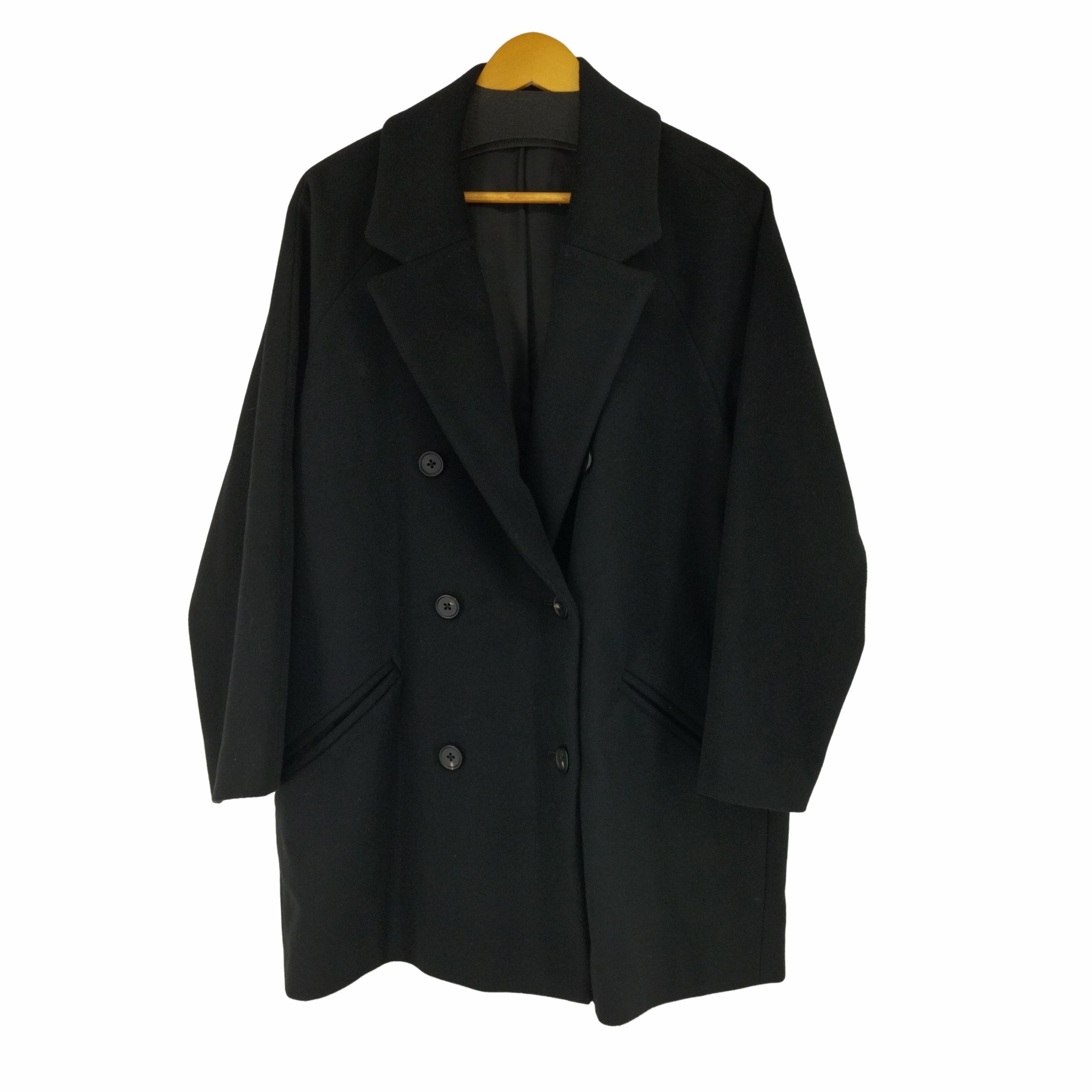 エブリデイアイライク　ショートダブルコート　黒　ブラック エブリデイアイライク Short Double Coat 黒 22FW