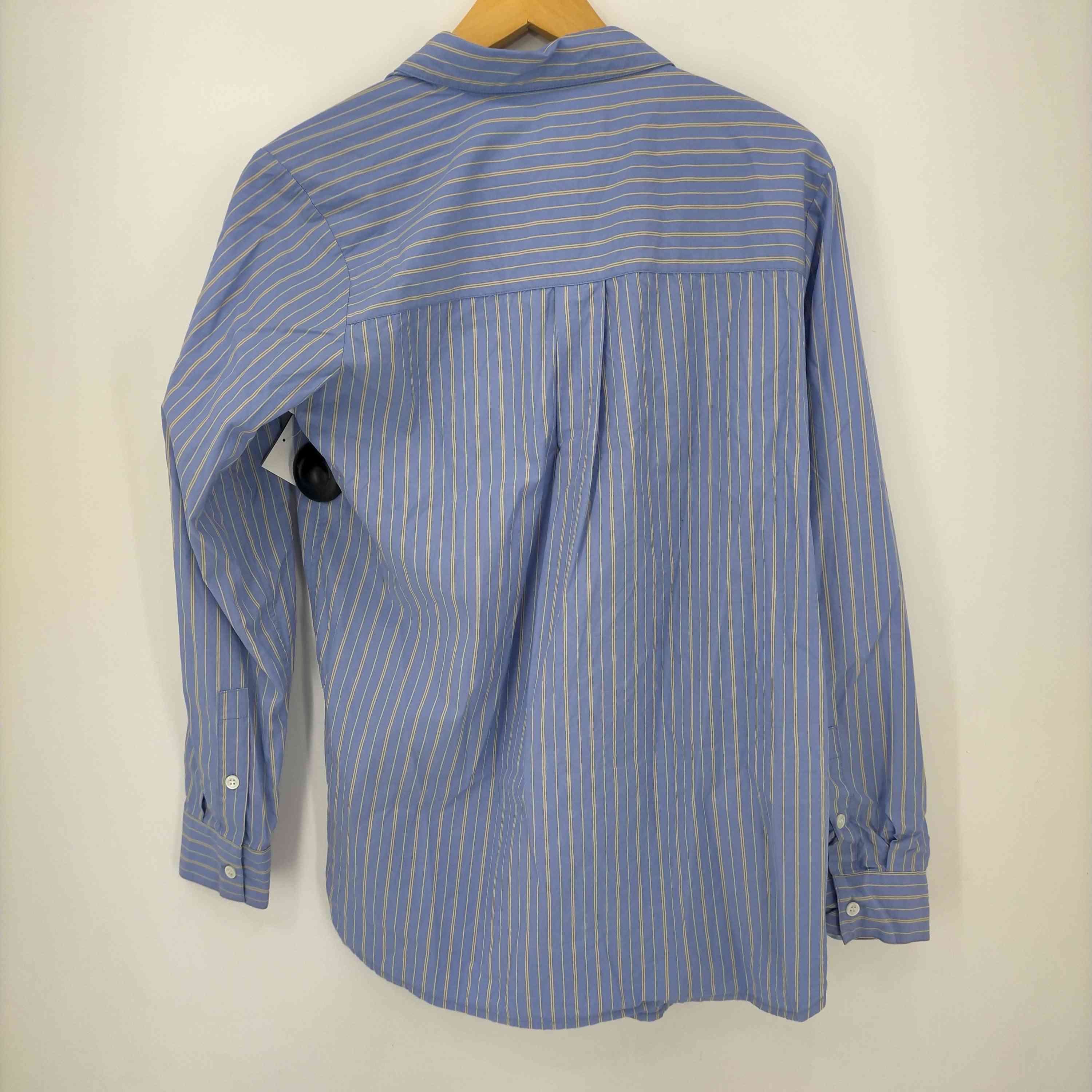 soduk◆長袖シャツ/ブルー/コットン/ストライプ/0423030404/23AW/long collar shirt スドーク soduk 23AW long collar shirt レディース – ブランド