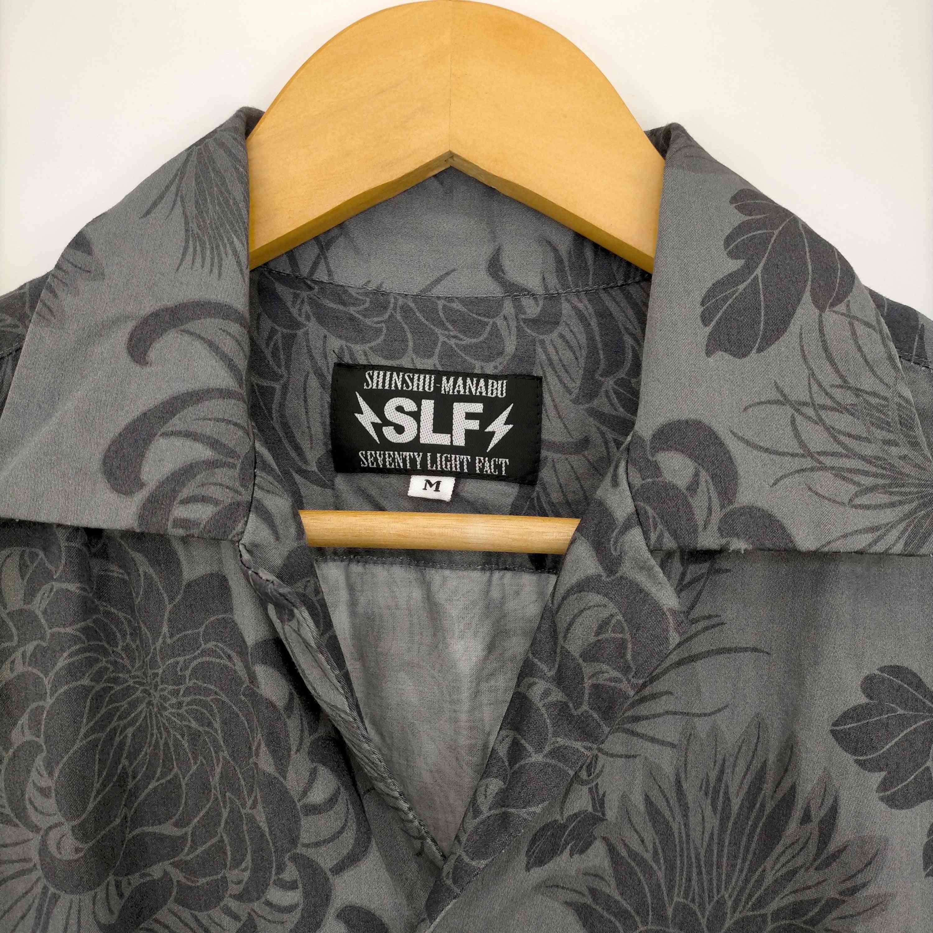 SEVENTY LIGHT FACT} 菊花繚乱 L/S Aloha Shirt メンズ JPN：M 