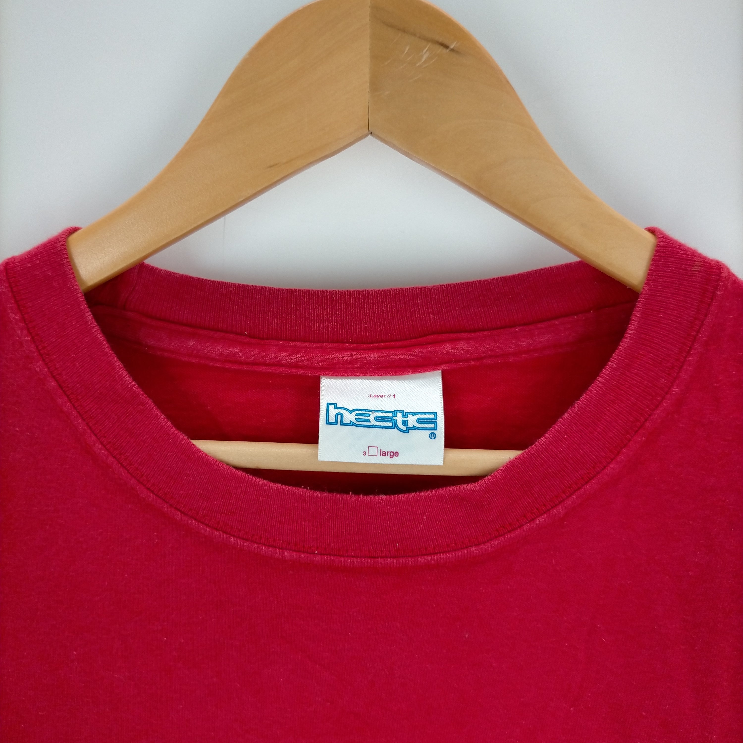 ヘクティク HECTIC クルーネックプリントシャツ メンズ JPN：L  