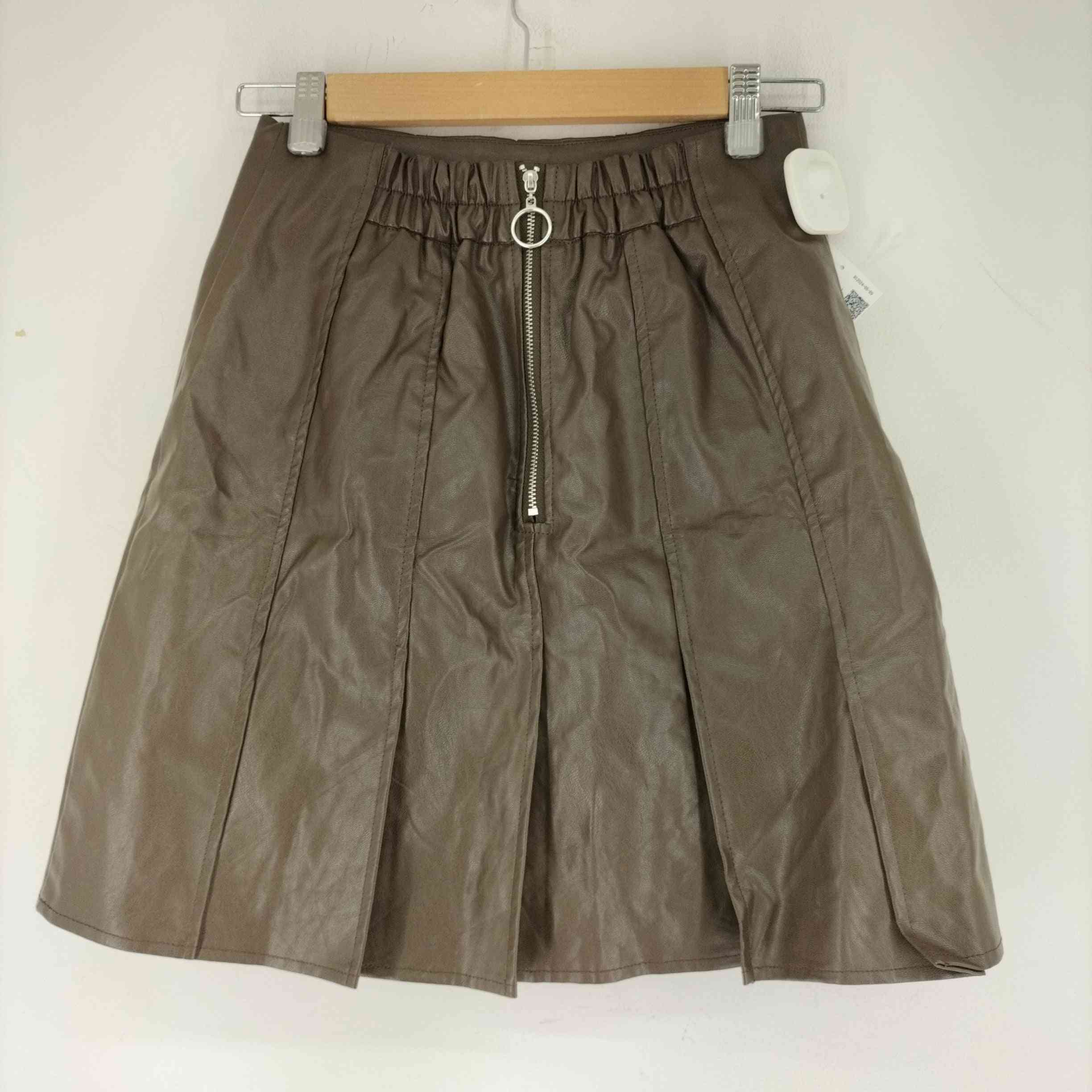 chico フーズフーチコ レザースカート プリーツスカート ミニ