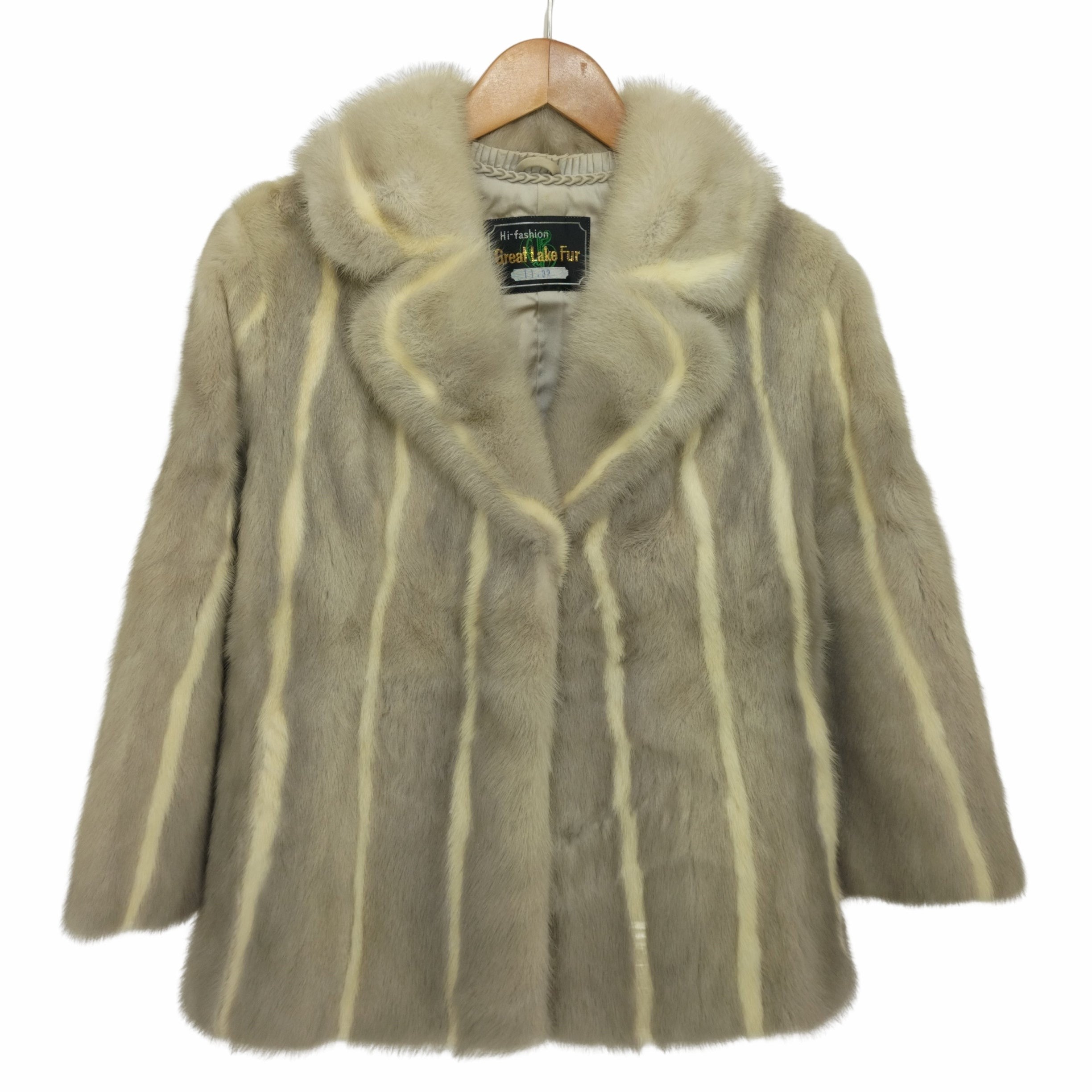 Great Lake Fur サファイアミンクハーフコート レディース