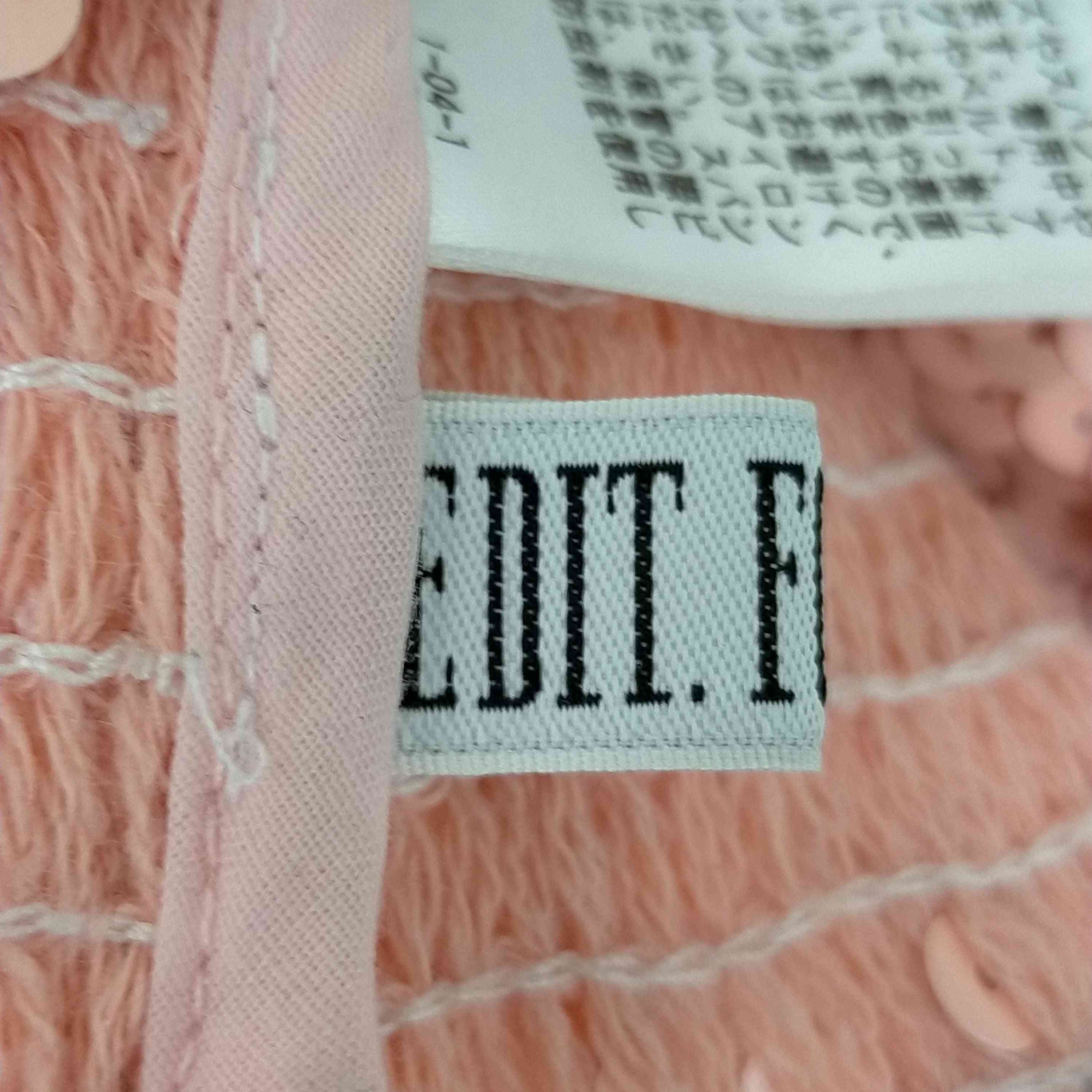 エディットフォールル スパンコールビスチェ ピンク エディットフォールル EDIT. FOR LULU スパンコールビスチェ