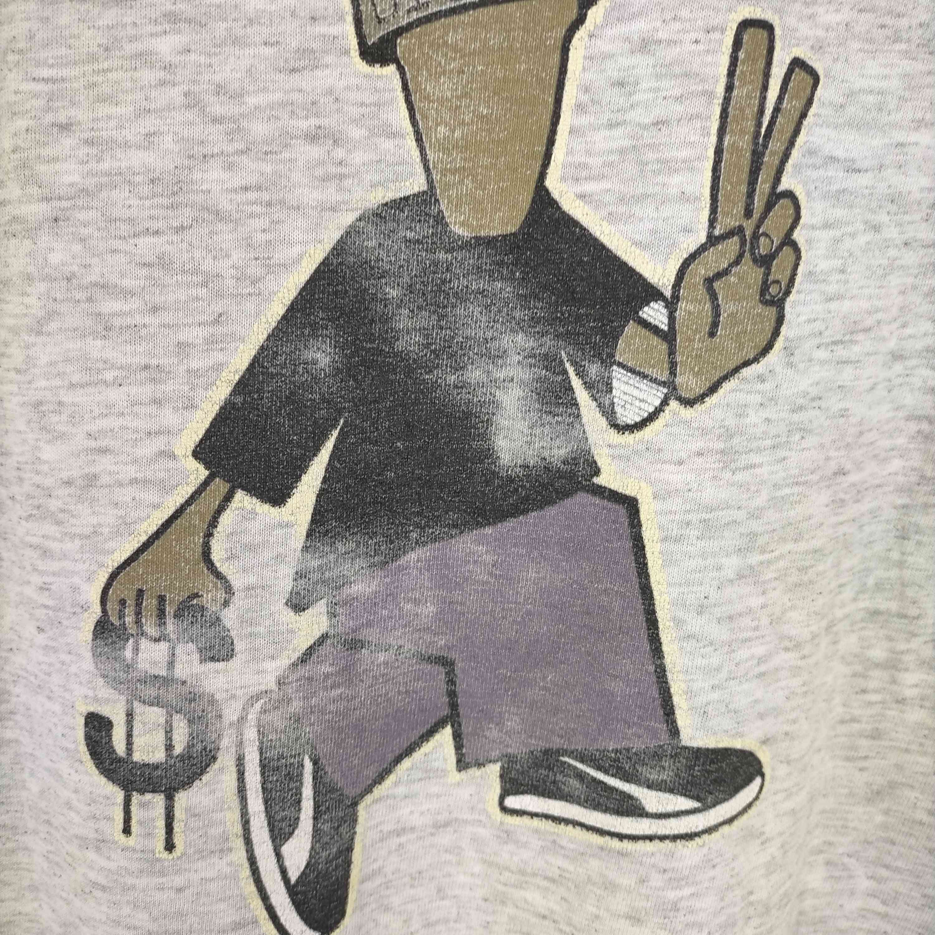 ステューシー Stussy OLD 80s USA製 黒タグ シングルステッチ PEACE 