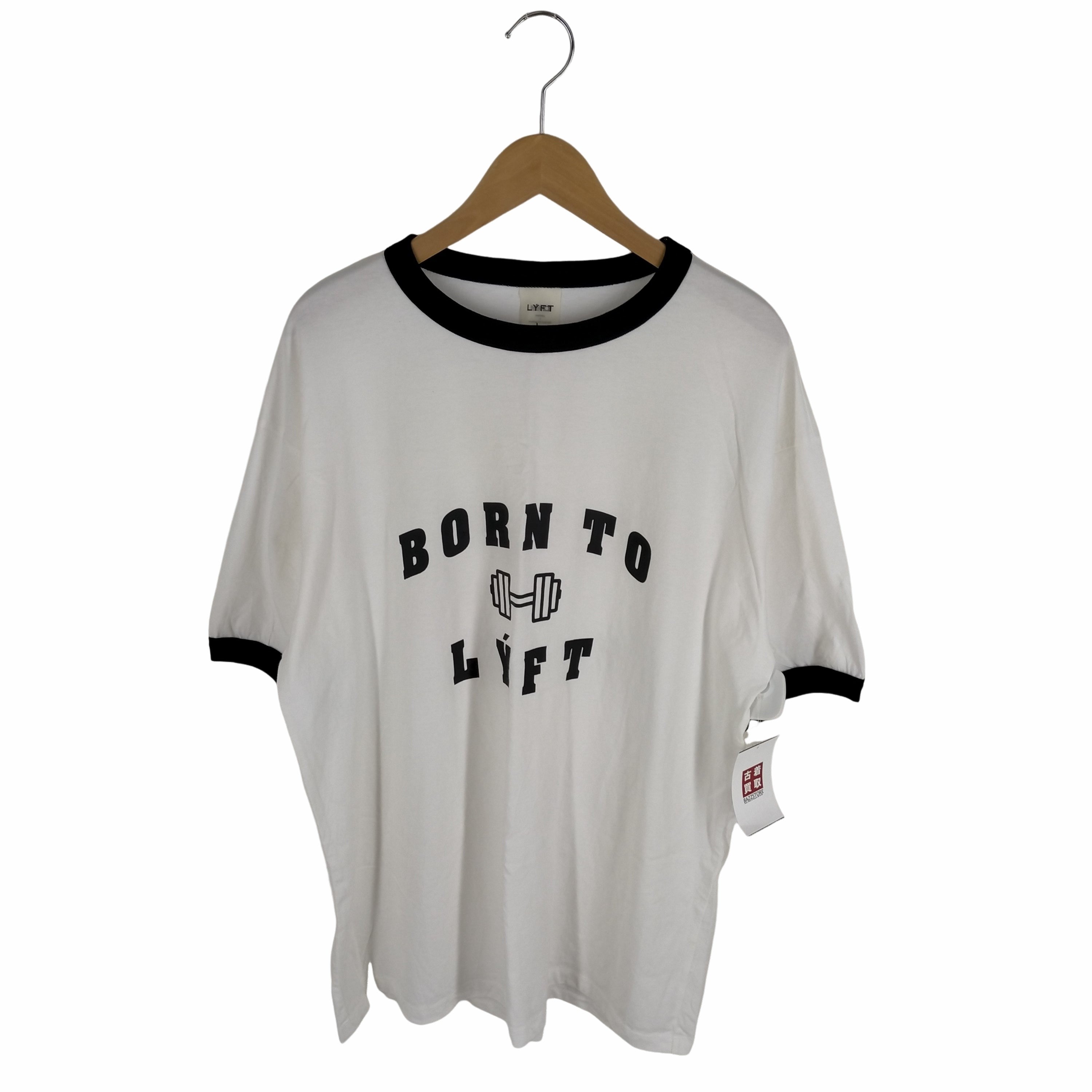 Lyft LÝ グレイ LOGO BASEBALL SHIRT Mサイズ
