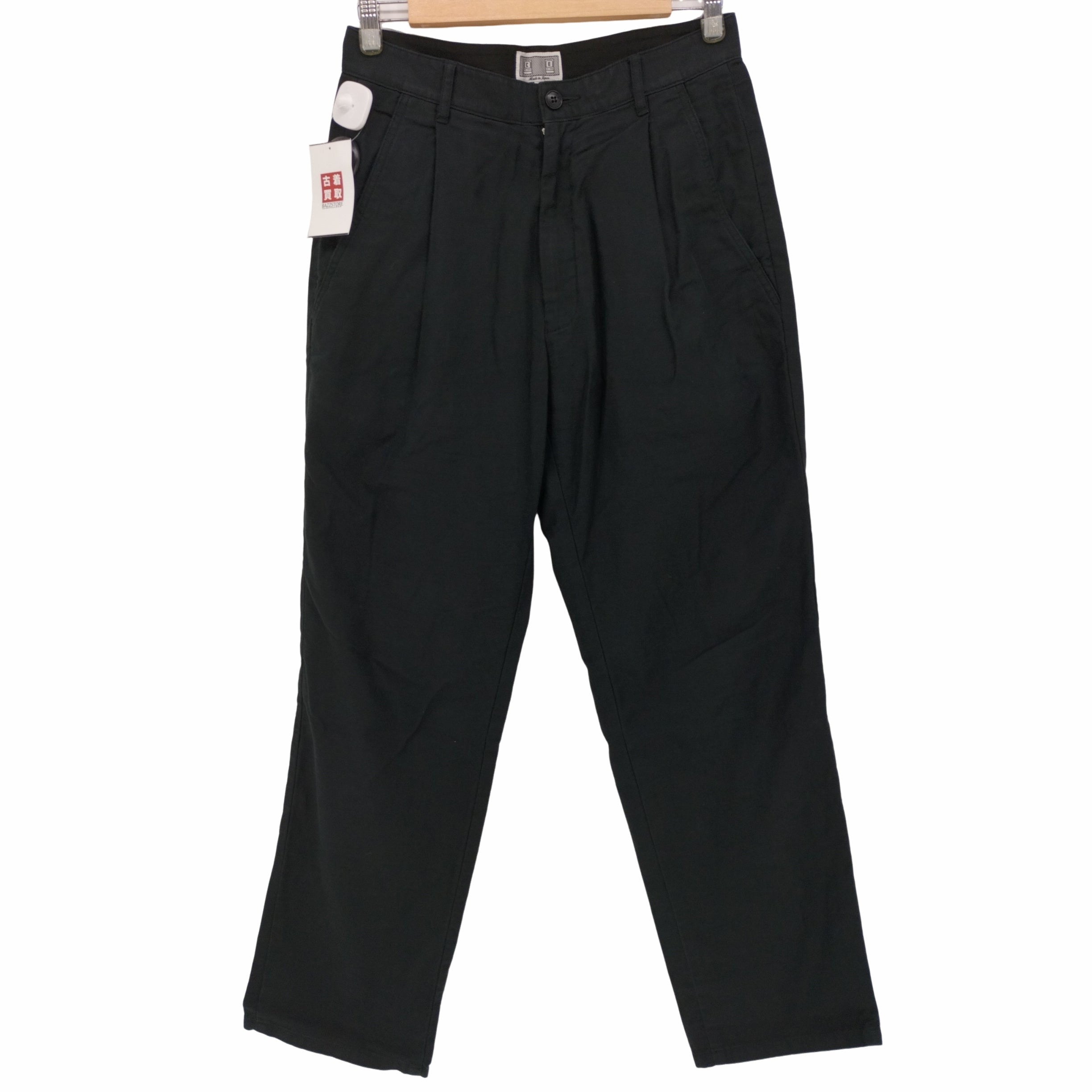 シーイー C.E 22SS ONE TUCK PANTS BLACK メンズ s – ブランド古着買取販売バズストア