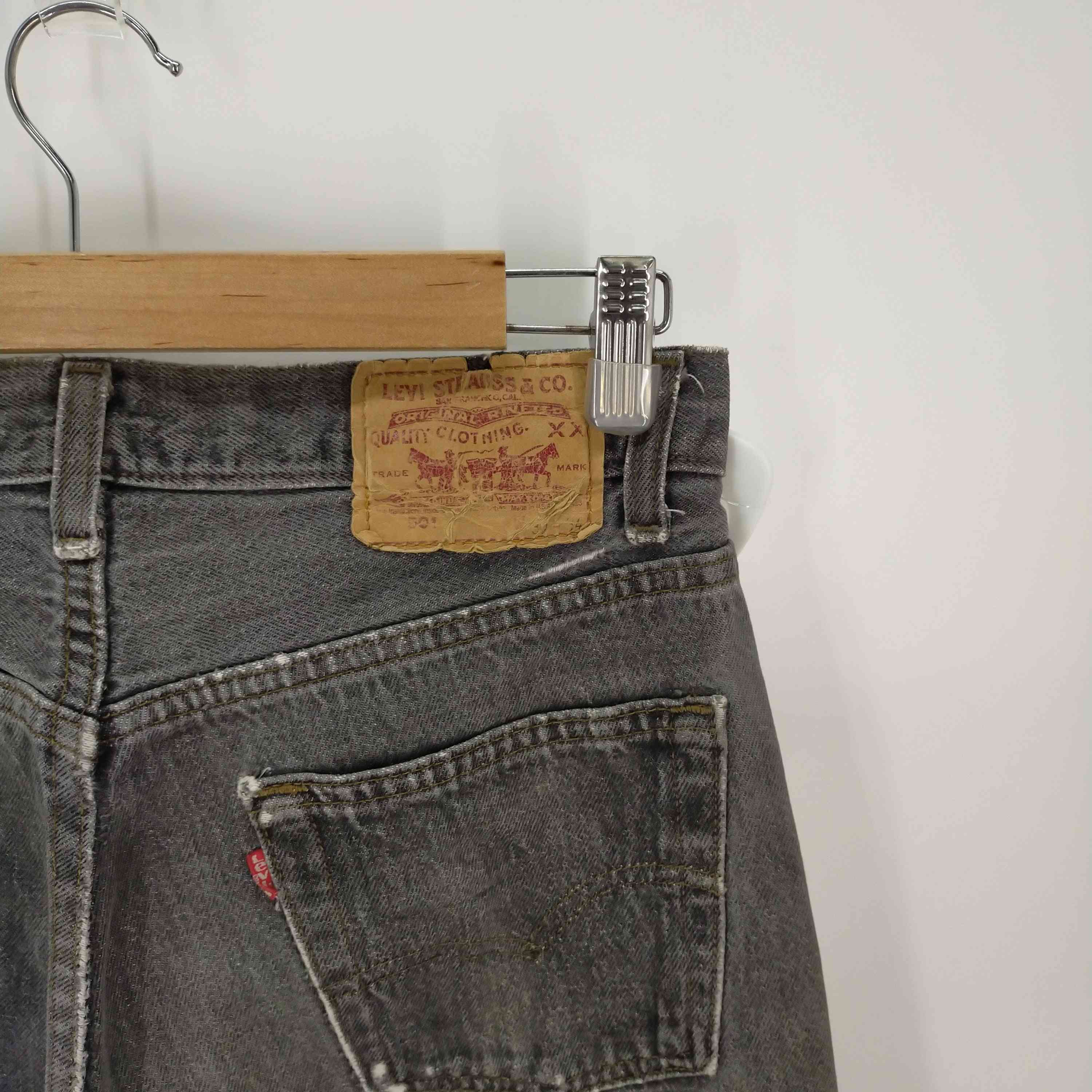 1月5日19時迄 リーバイス USA製 501 ボタン裏653 W30 リーバイス Levis 90S 501 USA製 ストレートデニムパンツ 先染め