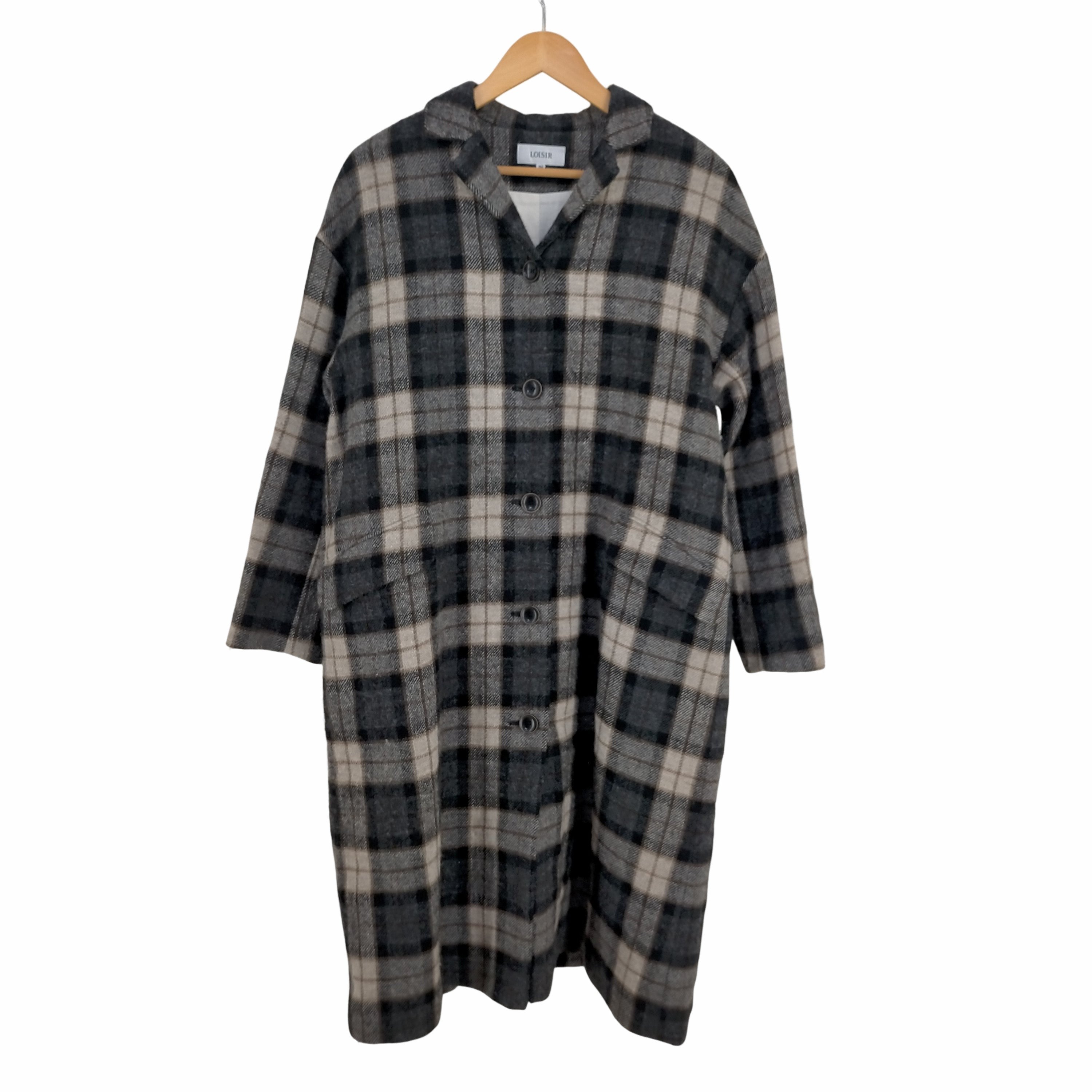 LOISIR ロワズィール ブロックチェックコート
