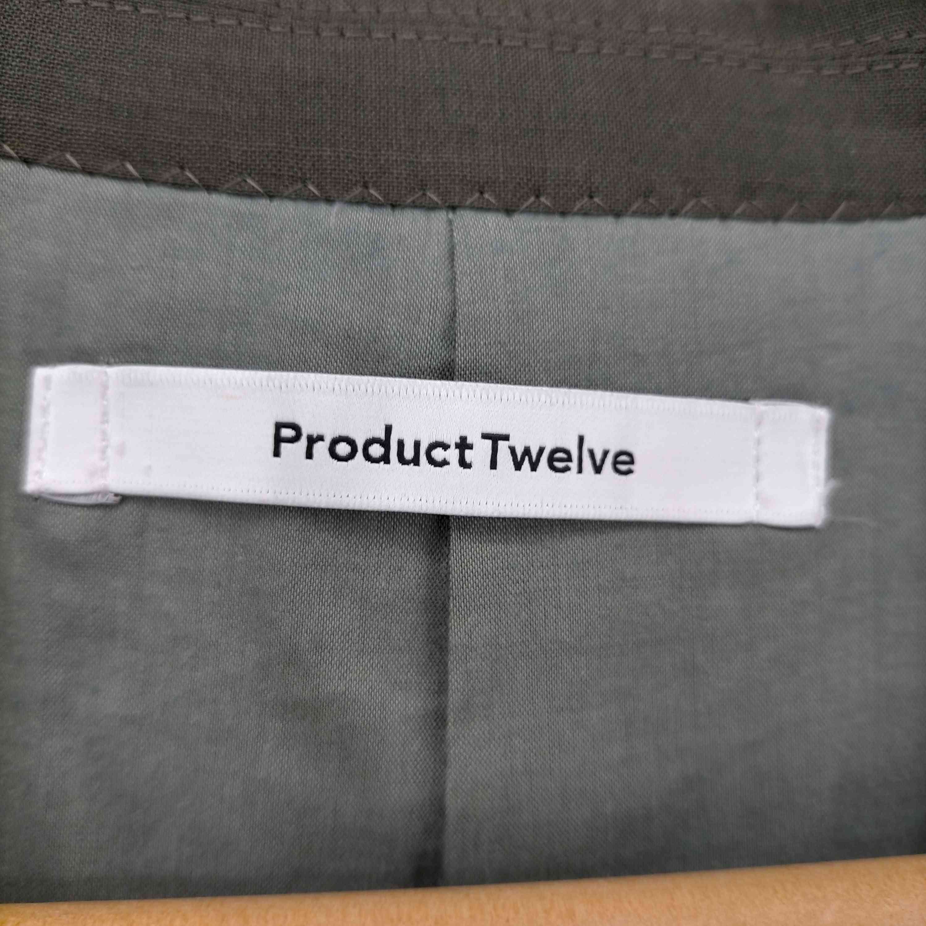 Product Twelve 23SS 1B シングルテーラードジャケット メンズ