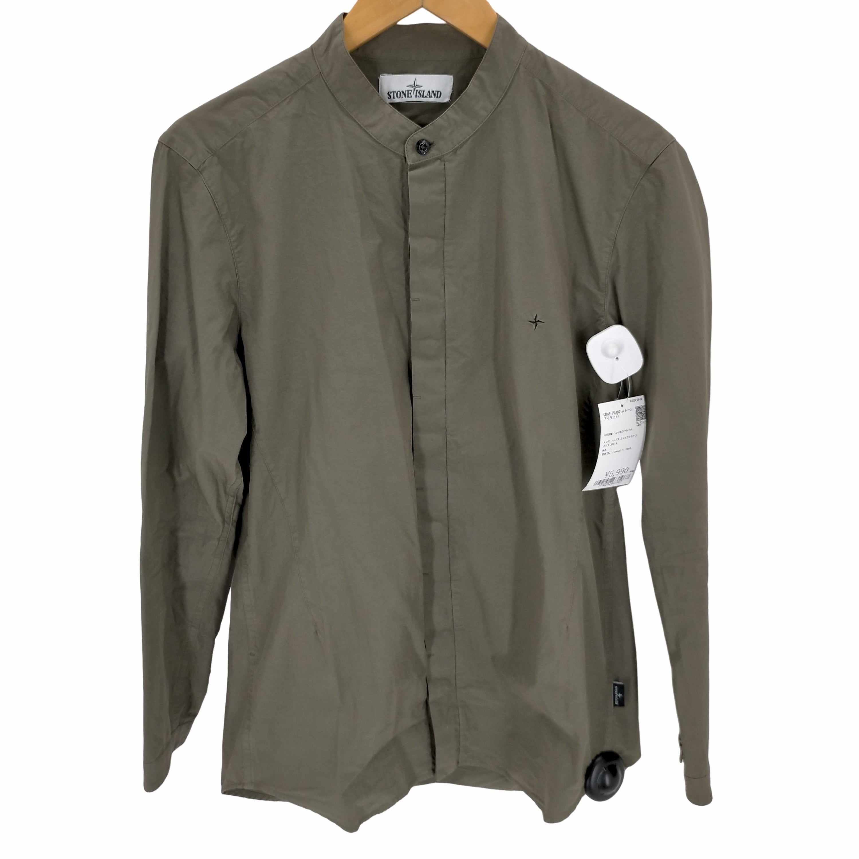 21ss STONE ISLAND ガーメントダイコットンワークシャツ（STONE ISLAND 