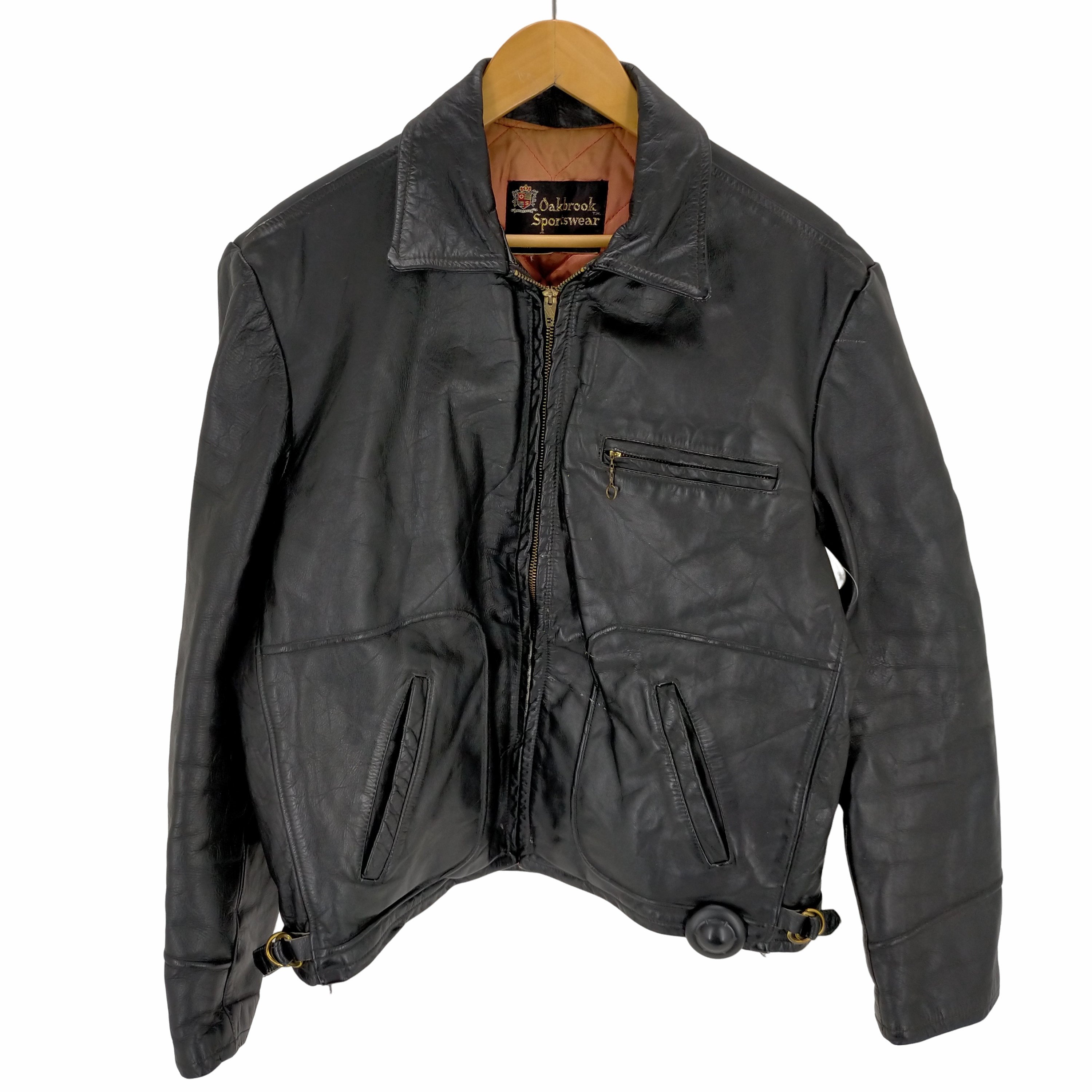 シアーズ Sears 60S OAKBROOK SPORTSWEAR USA製 レザー