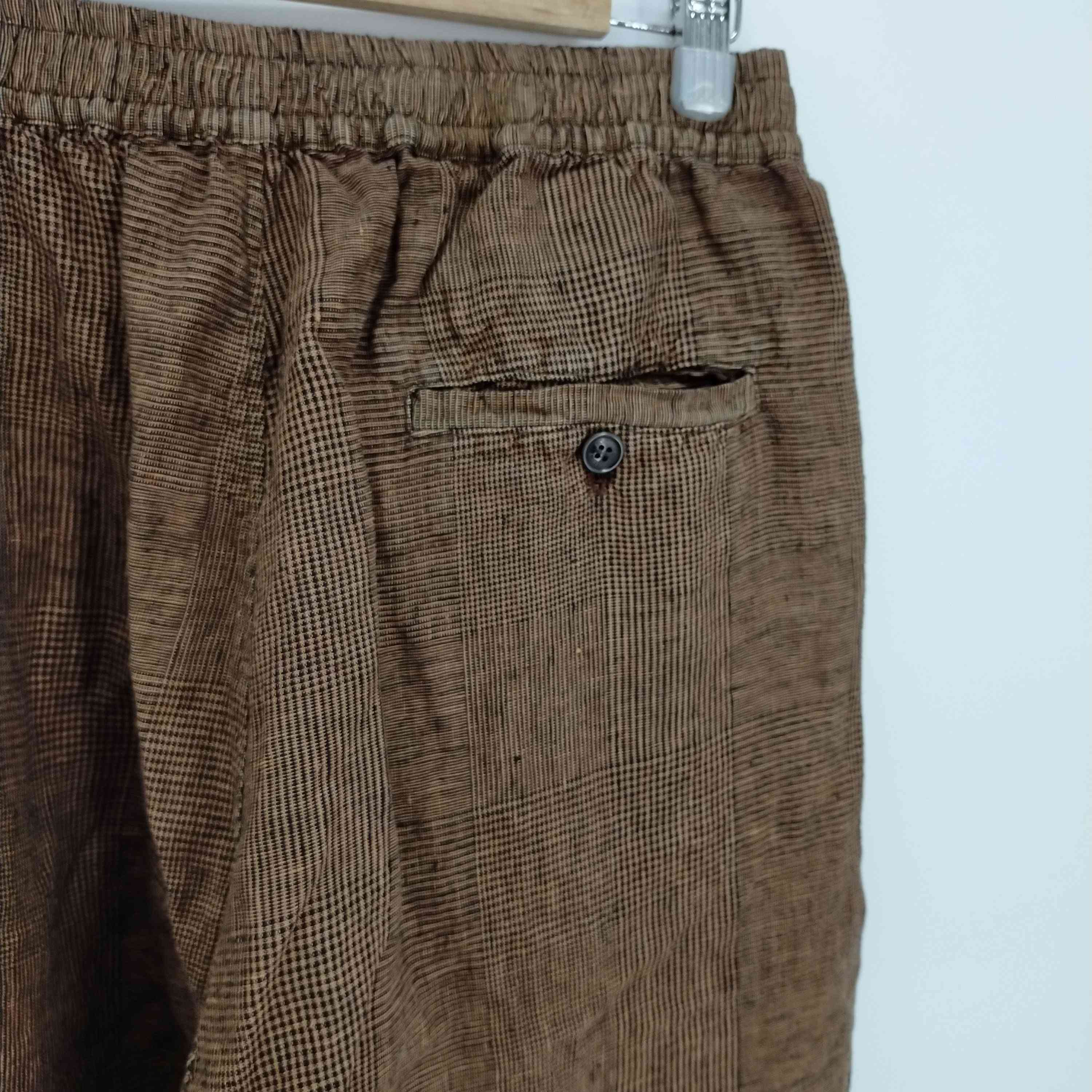 ネストローブ　コンフェクト　柿渋染め　パンツ ネストローブ コンフェクト nest Robe CONFECT 柿渋染め リネン