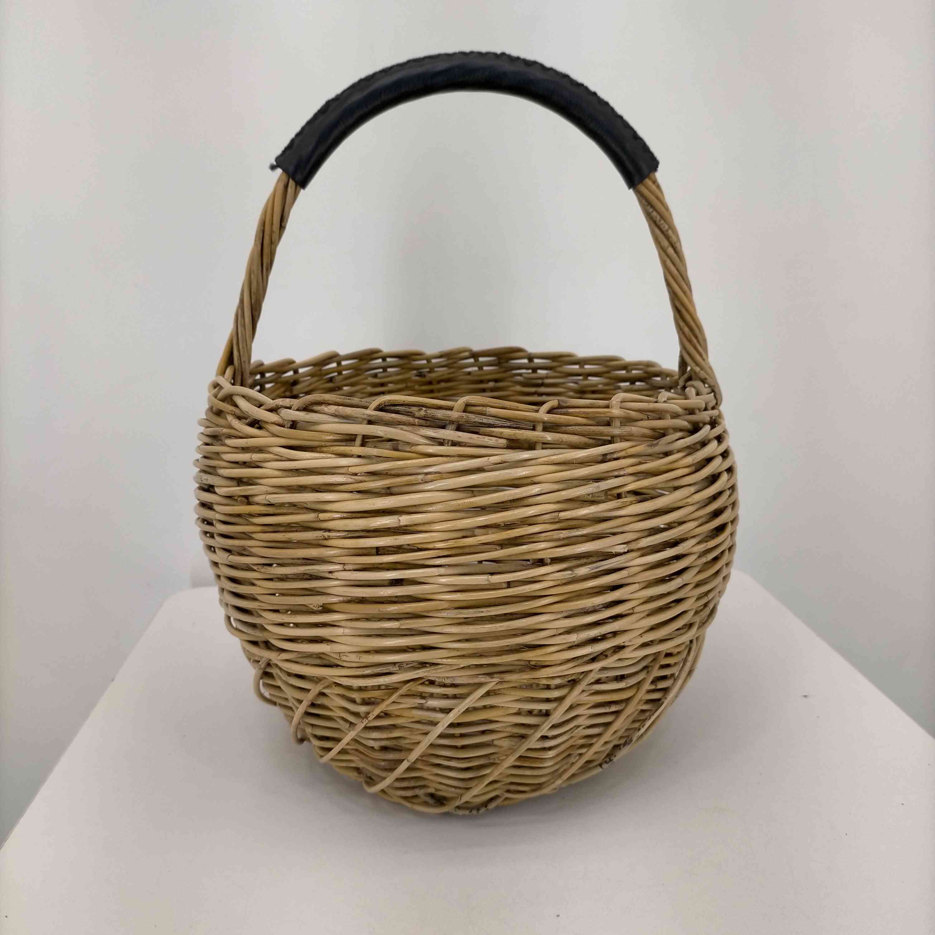 フリーストアベジタル Flea Store Vegetal レザーハンドル カゴバック