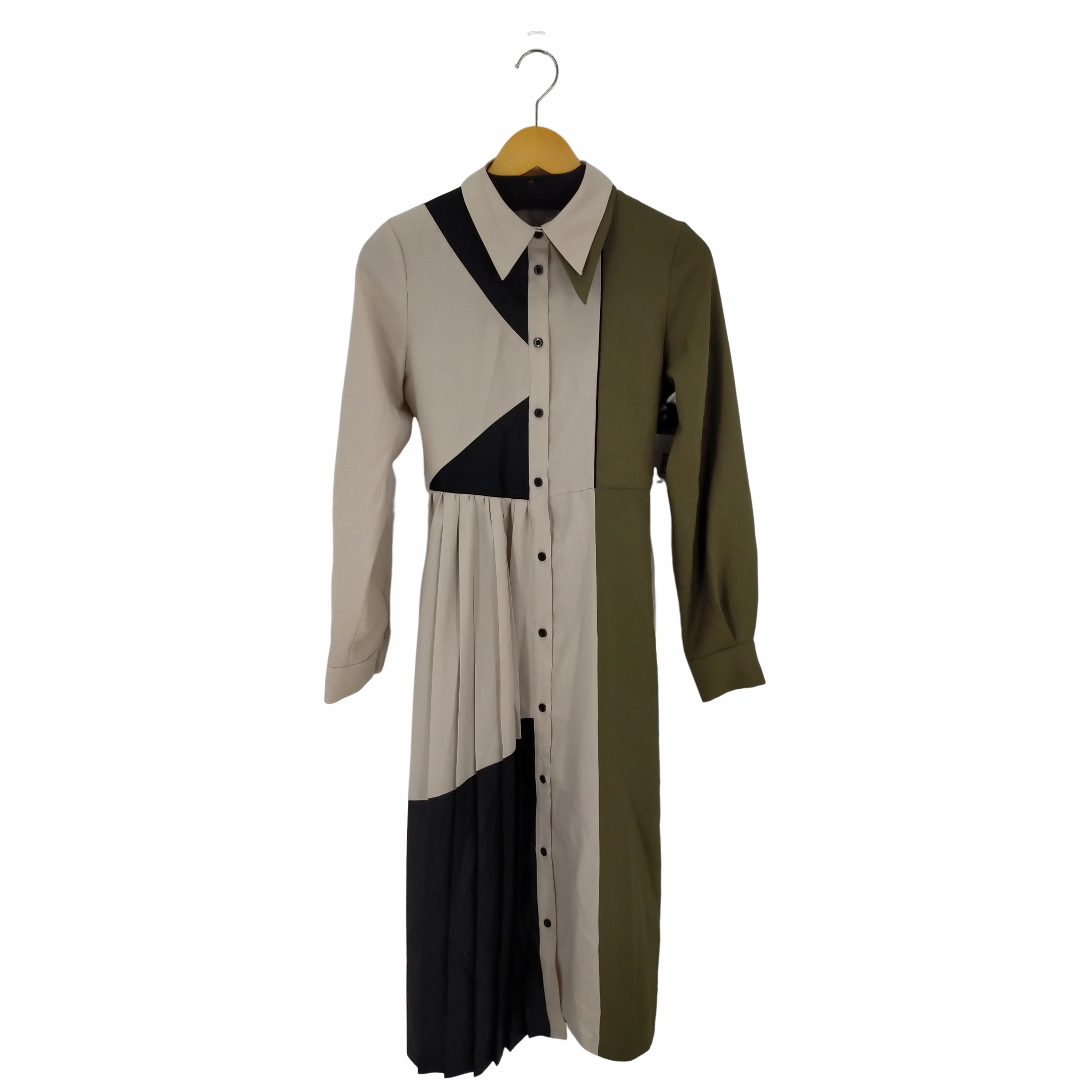 ユナイテッドトウキョウ UNITED TOKYO ブロッキングラインプリーツ  