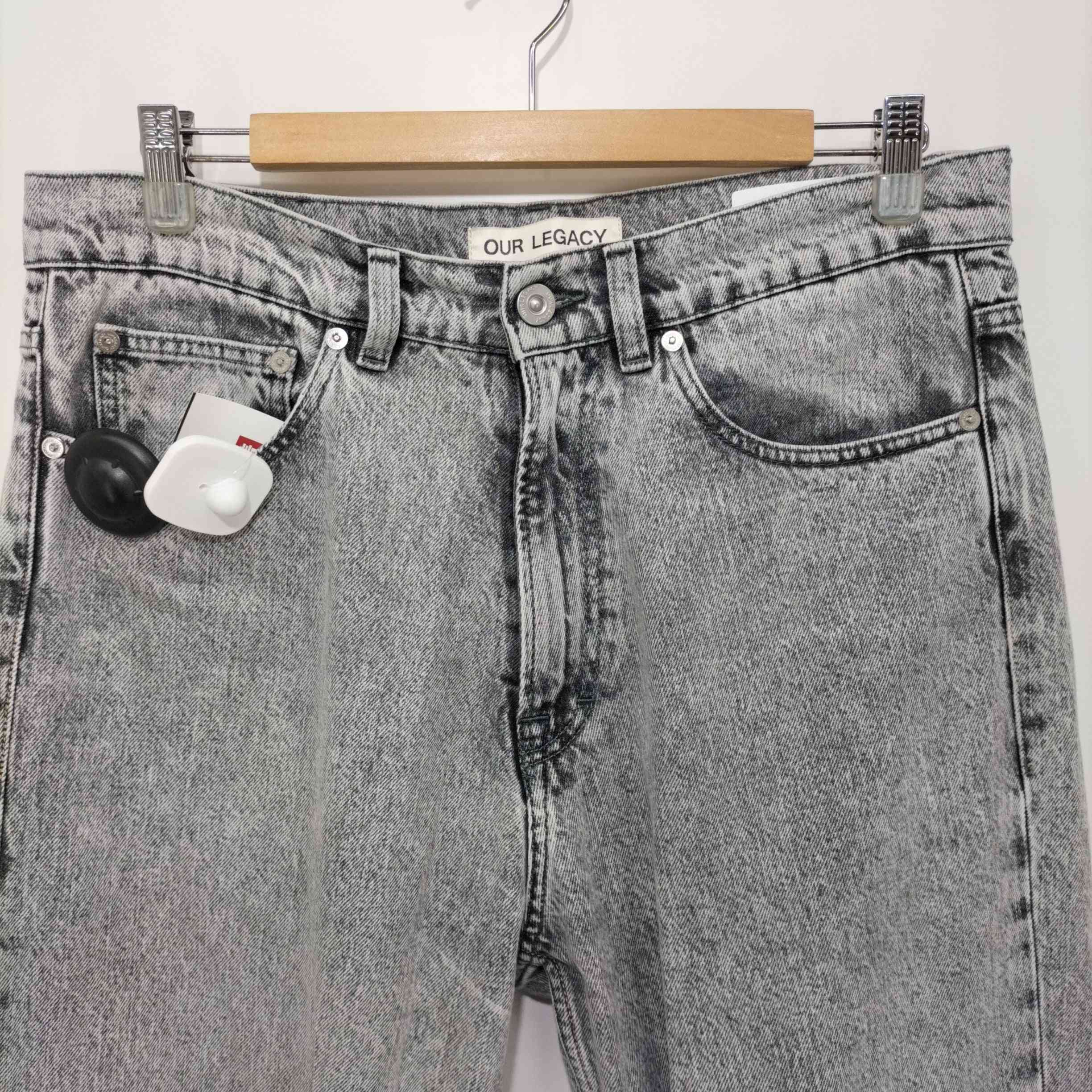 アワーレガシィー OUR LEGACY 23SS THIRD CUT Superbleach Black Denim