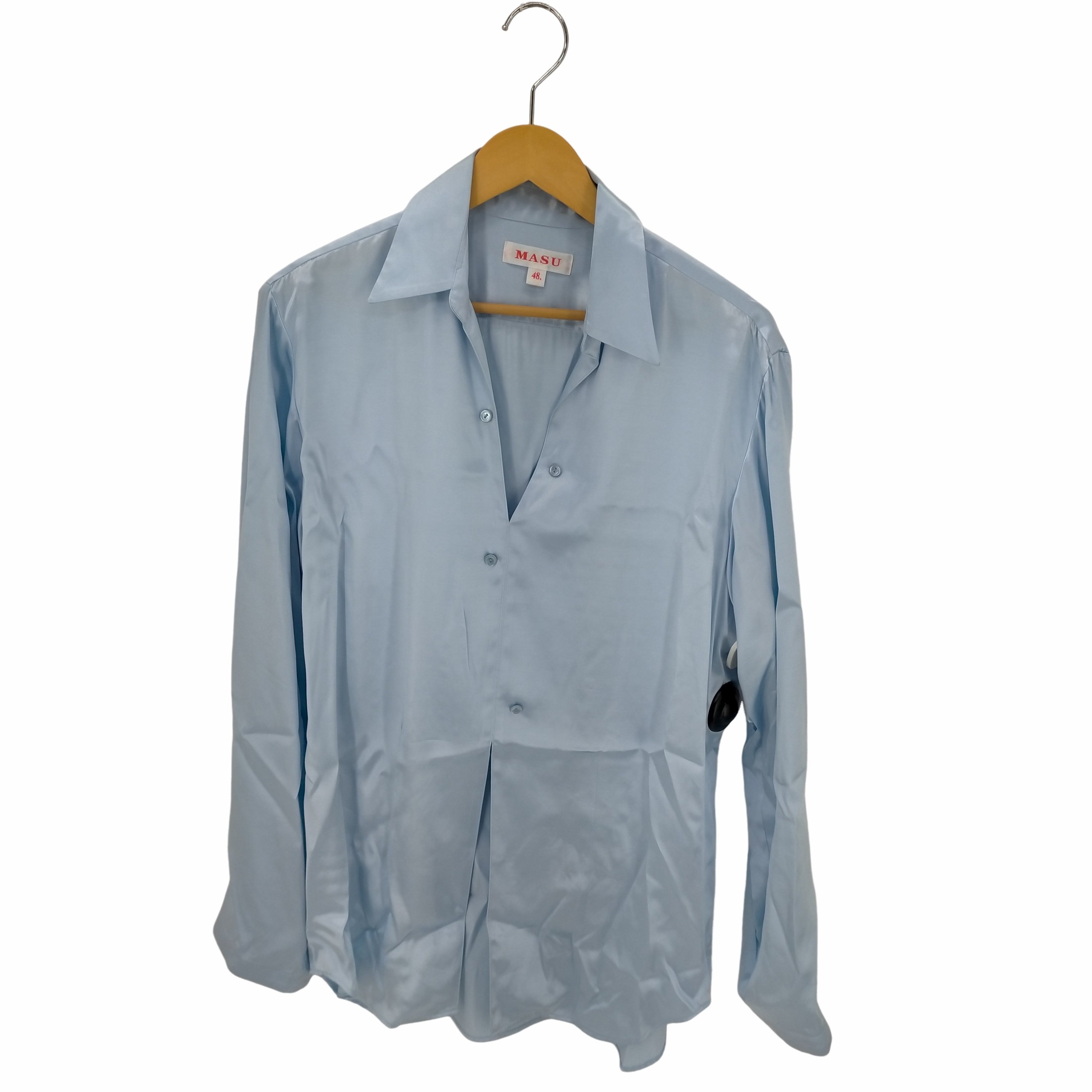 MASU 24SS LOST SHIRT エムエーエスユー 長袖シャツ 水色 24SS MASU