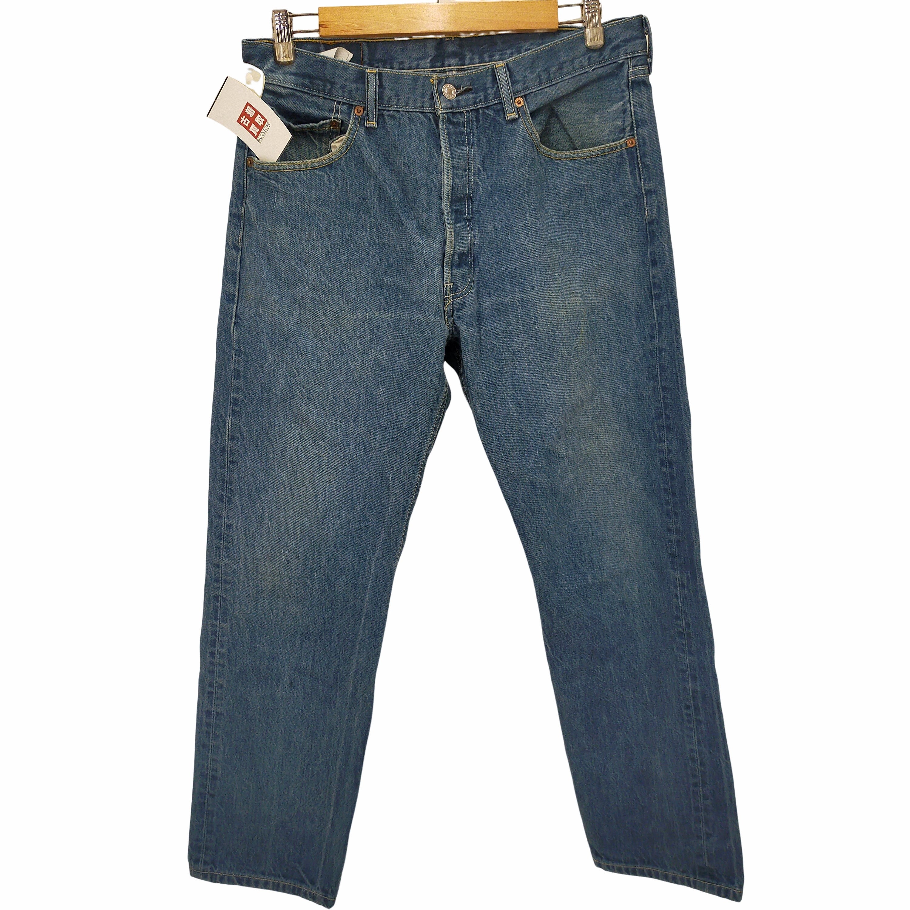 【00s】 リーバイス 501 W33×L32 デニムパンツ ボタンフライ リーバイス Levis 00S メキシコ製 ボタン裏刻印4090 ボタン