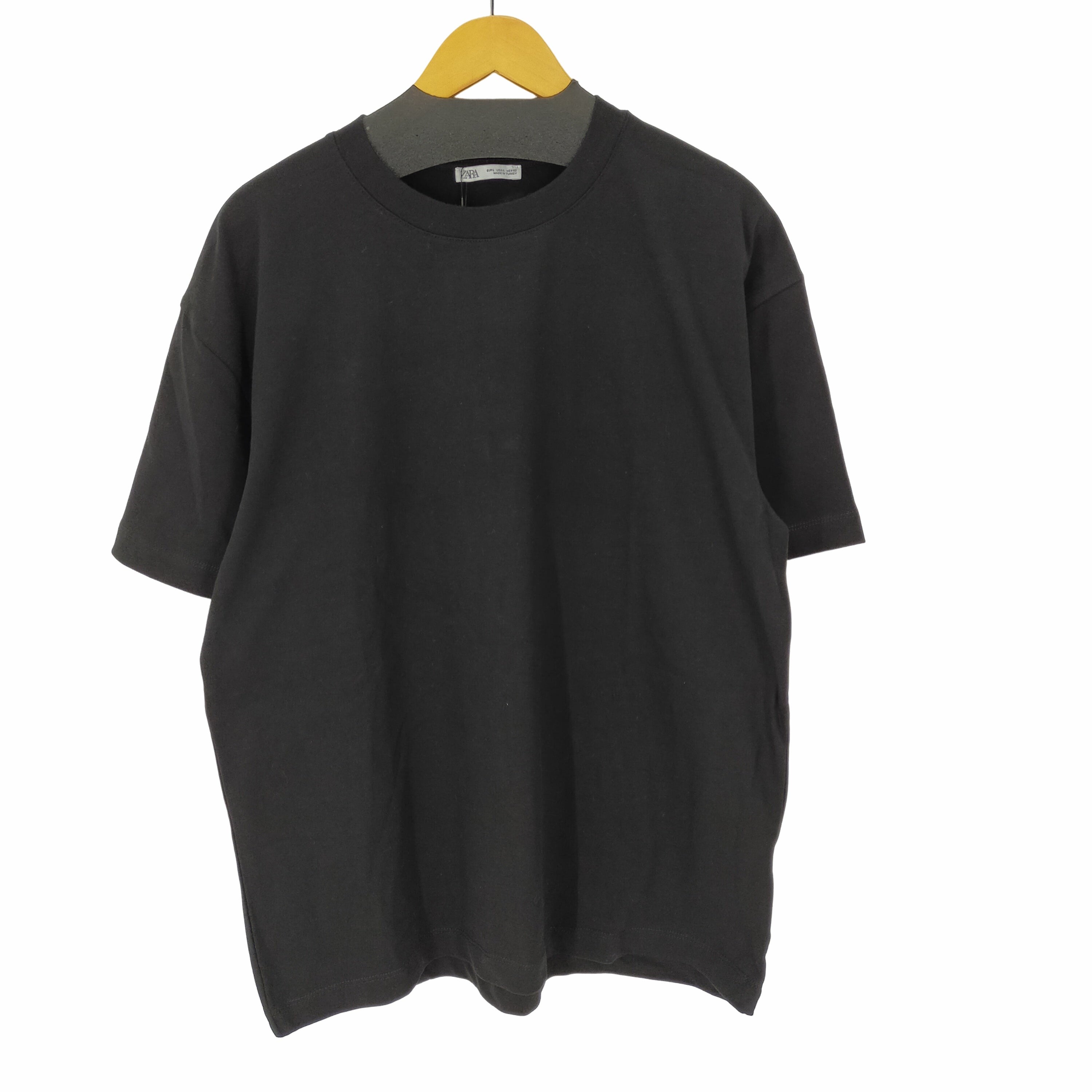 ザラ ZARA ビックシルエットクルーネックS/S TEE メンズ import