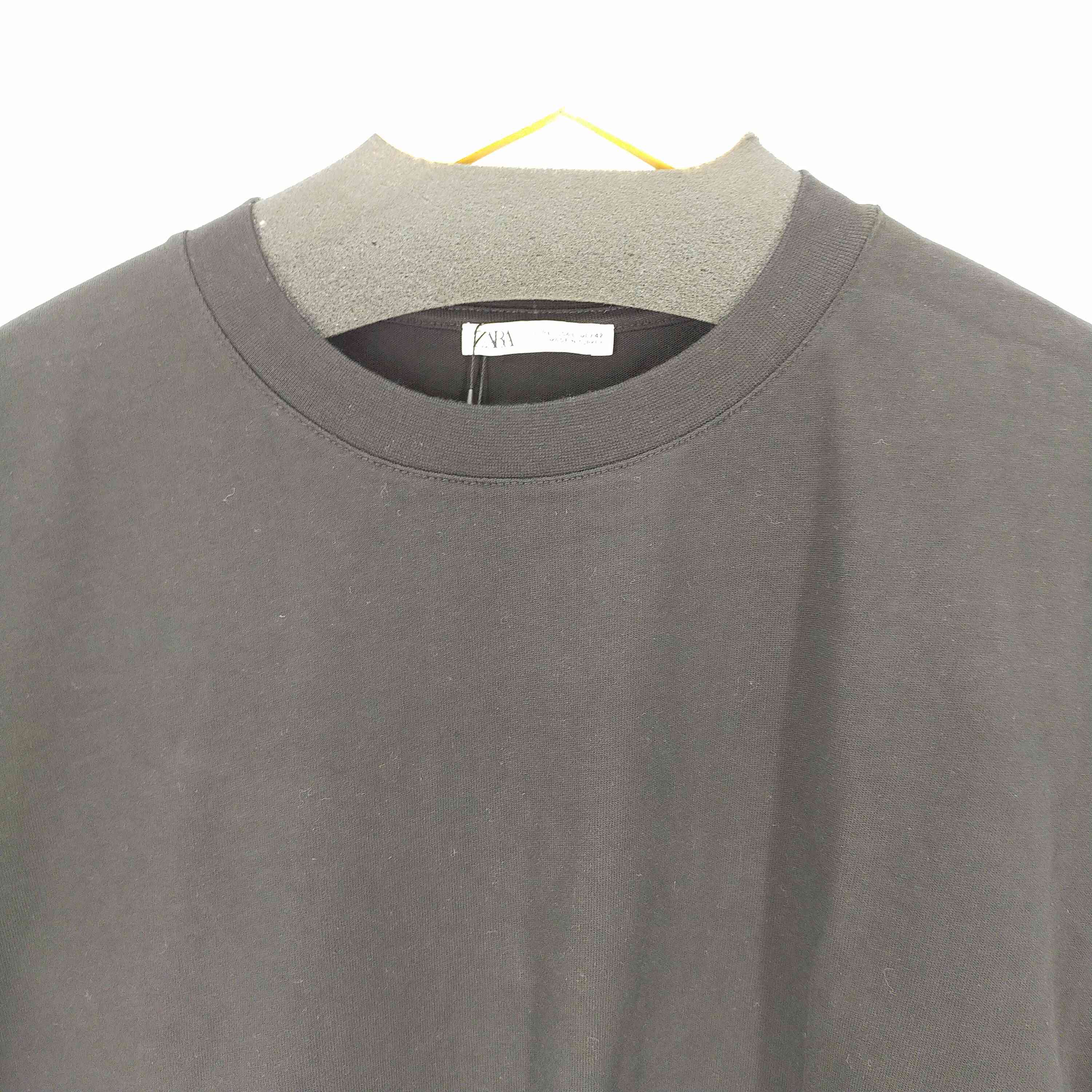ザラ ZARA ビックシルエットクルーネックS/S TEE メンズ import