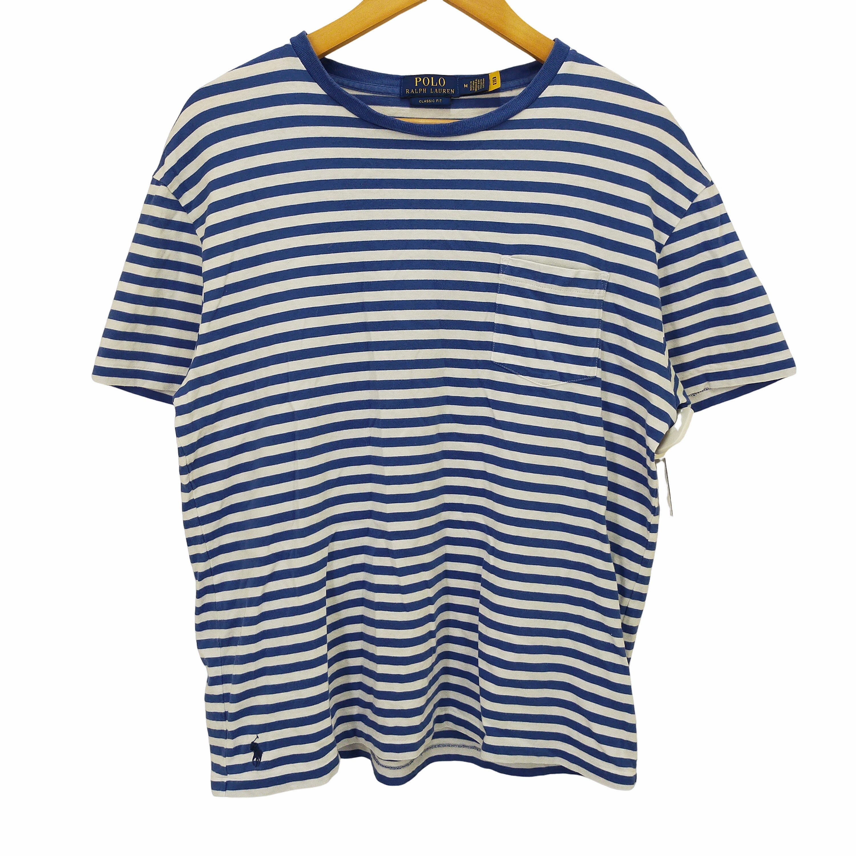 ポロラルフローレン POLO RALPH LAUREN CLASSIC FIT ボーダーポケットTシャツ メンズ M – ブランド古着買取販売バズストア