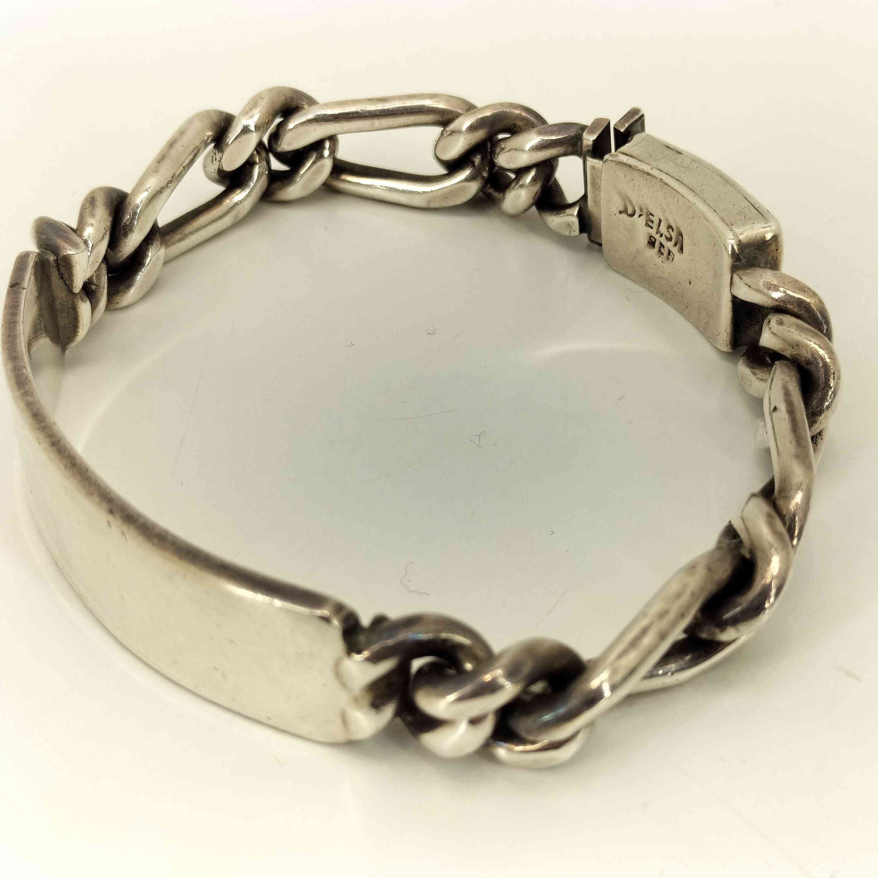 DELSA 925　シルバー　アクセサリー　ブレスレット　磨き済み　 D´ELSA シルバー925 ブレスレット