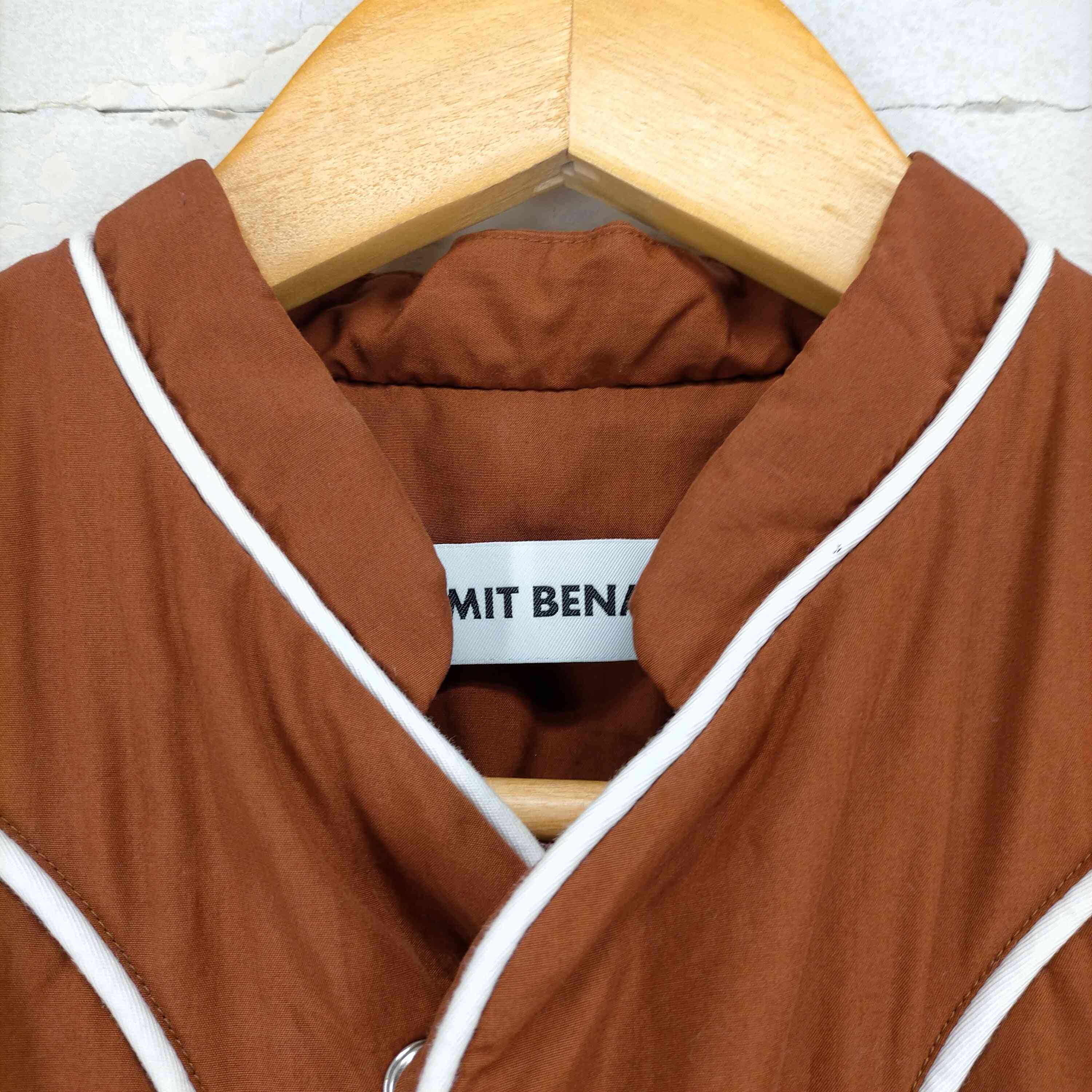 umit benan 44 ウミットベナン　ベースボールシャツ ウミットベナン UMIT BENAN MADE IN ITALY 中綿ベースボール