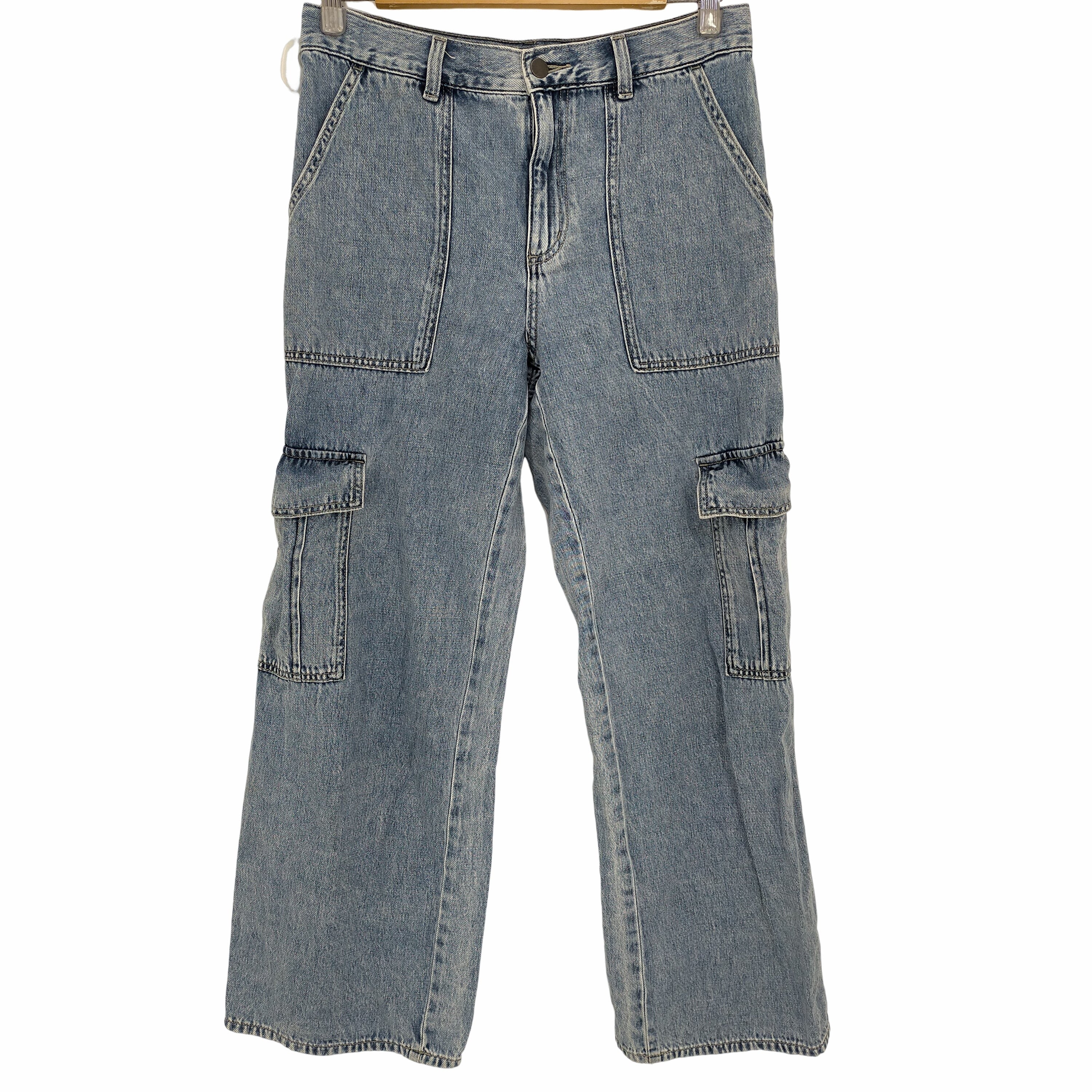 ジーユー GU ミドルライズカーゴジーンズ レディース JPN：L