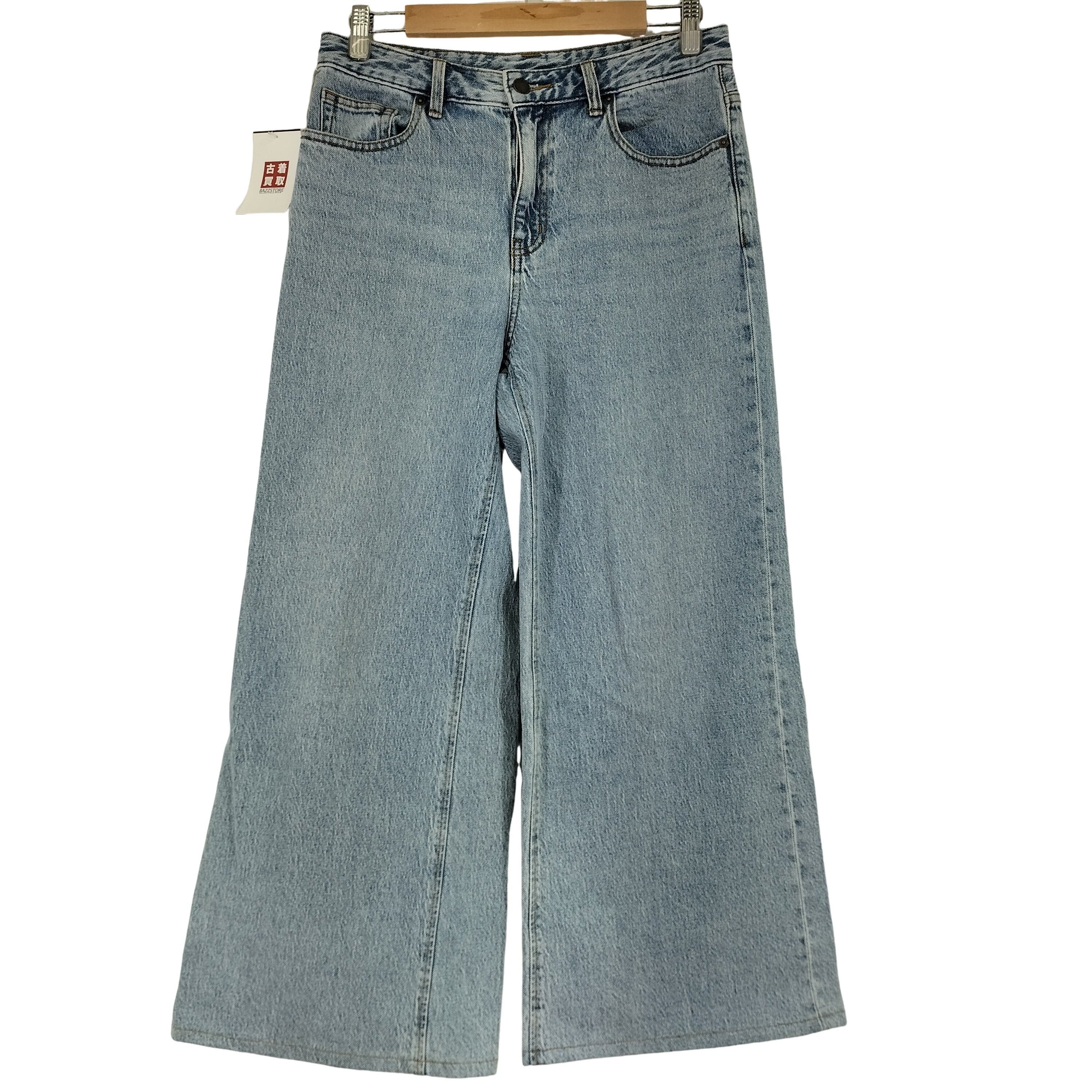 ジーユー GU ミドルライズワイドジーンズ レディース JPN：L